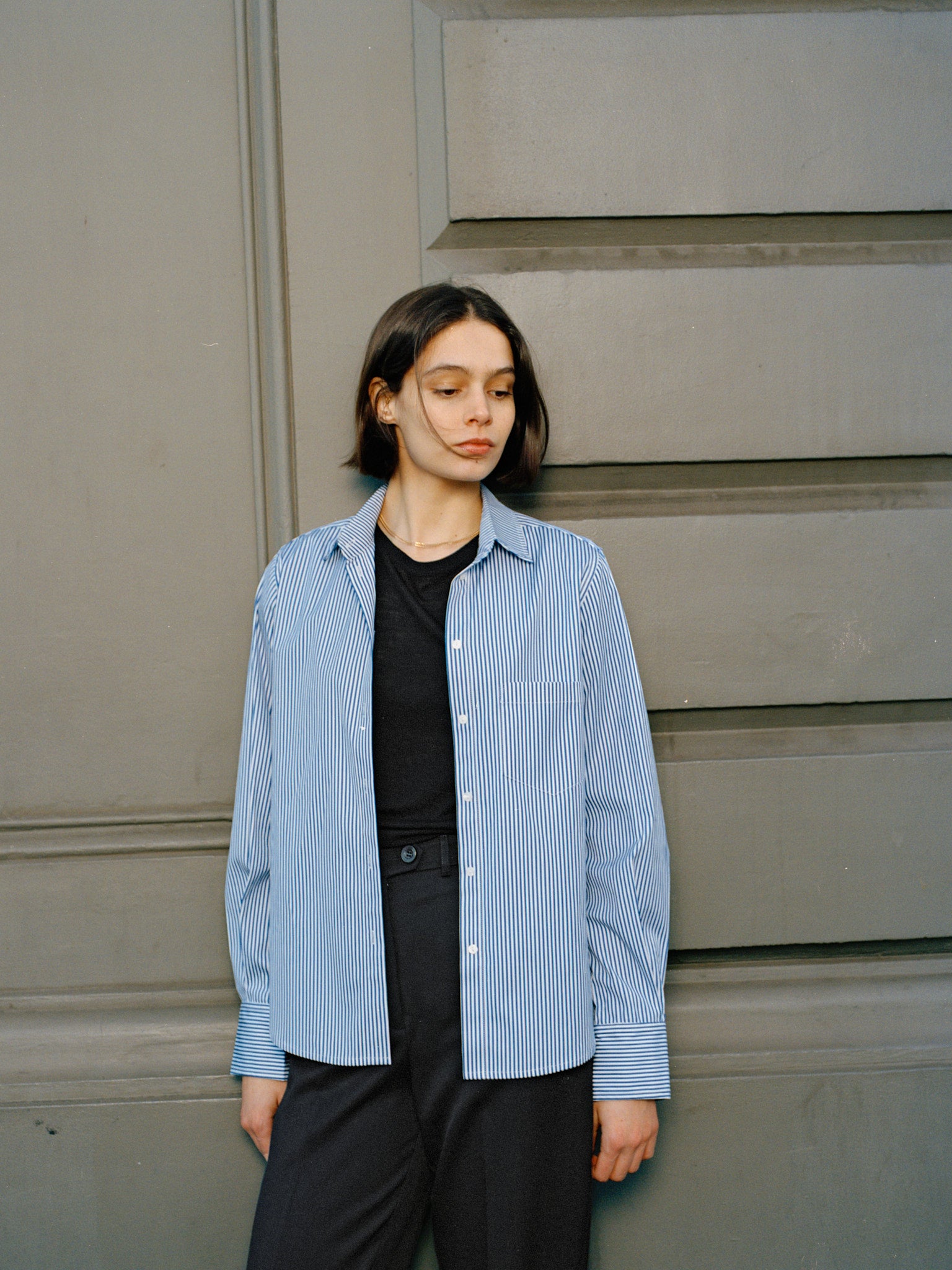 Mirka Classic Stripe Cotton Shirt