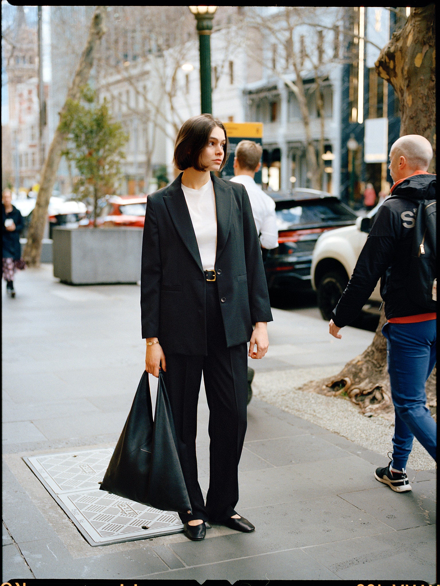 Yu Tailored Black Japanese Twill Wool Pants