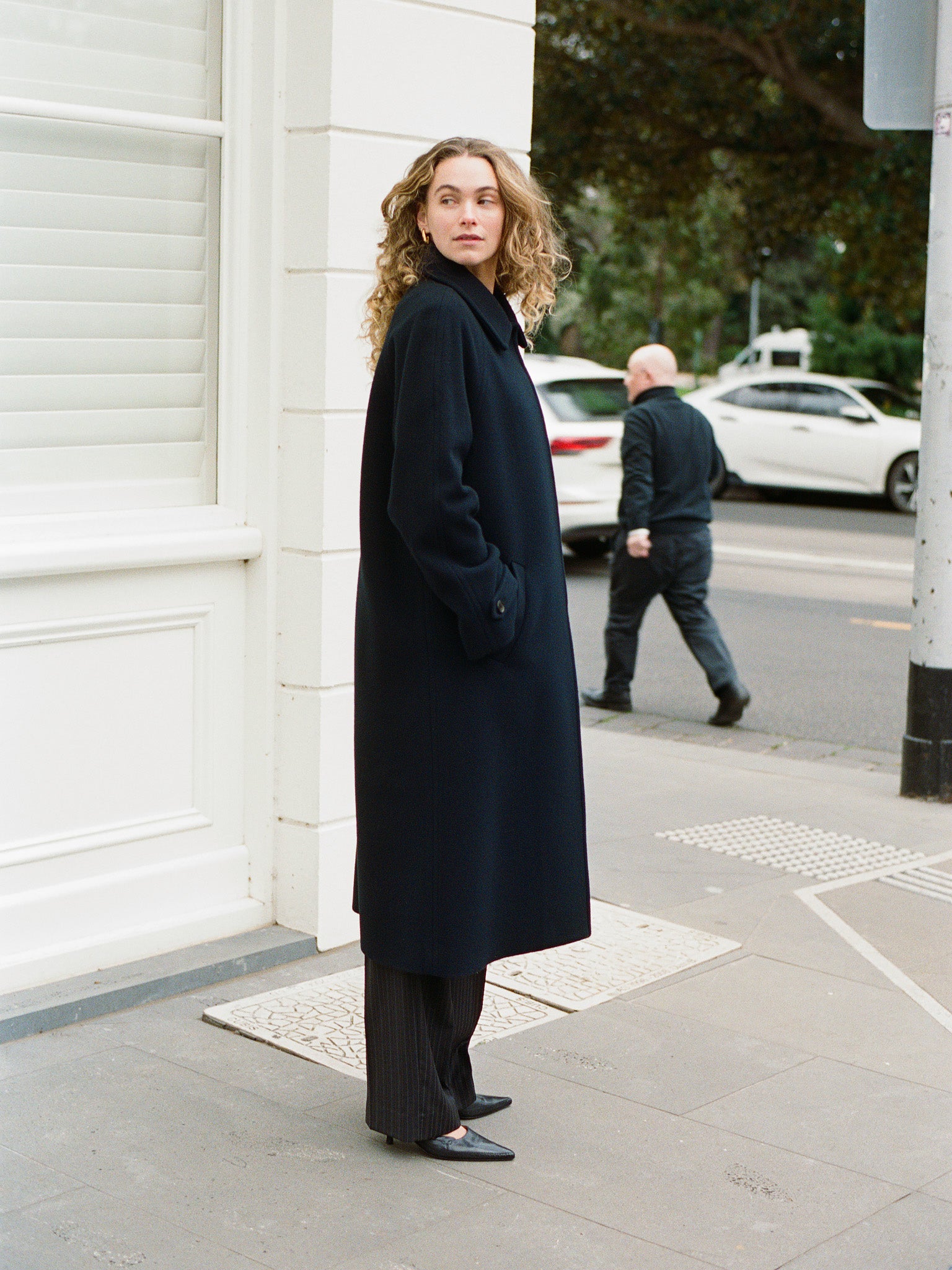 Recently in Stock - Lui Navy Japanese Wool Coat