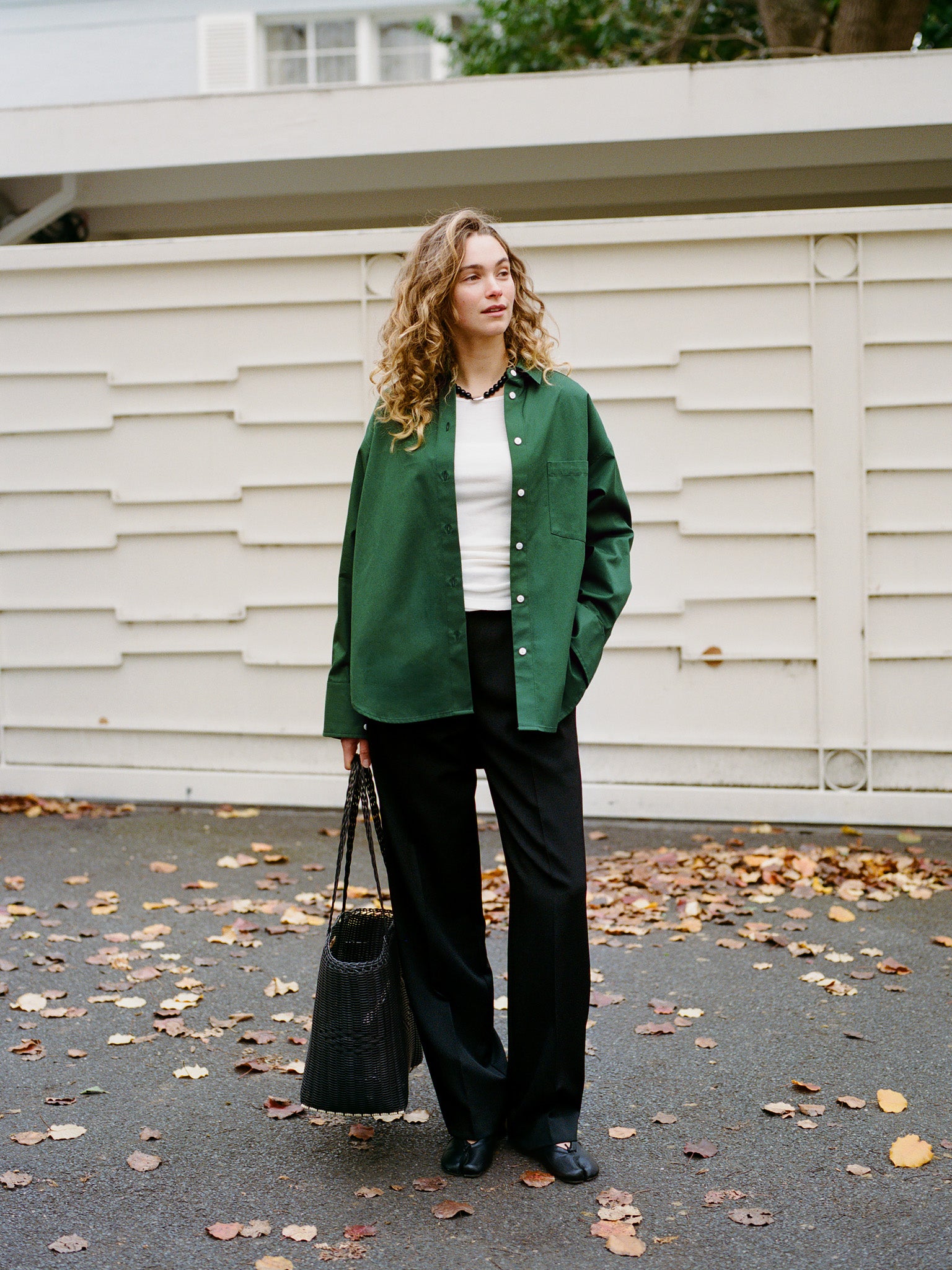 Recently in Stock - Limited Edition Artist Green Japanese Cotton Mid-Weight Twill Shirt