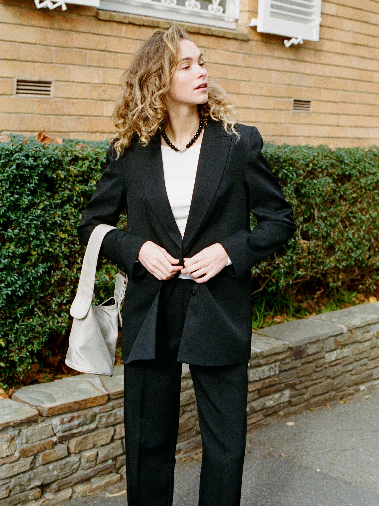 Recently Back in Stock - Yu Tailored Black Japanese Twill Wool Pants