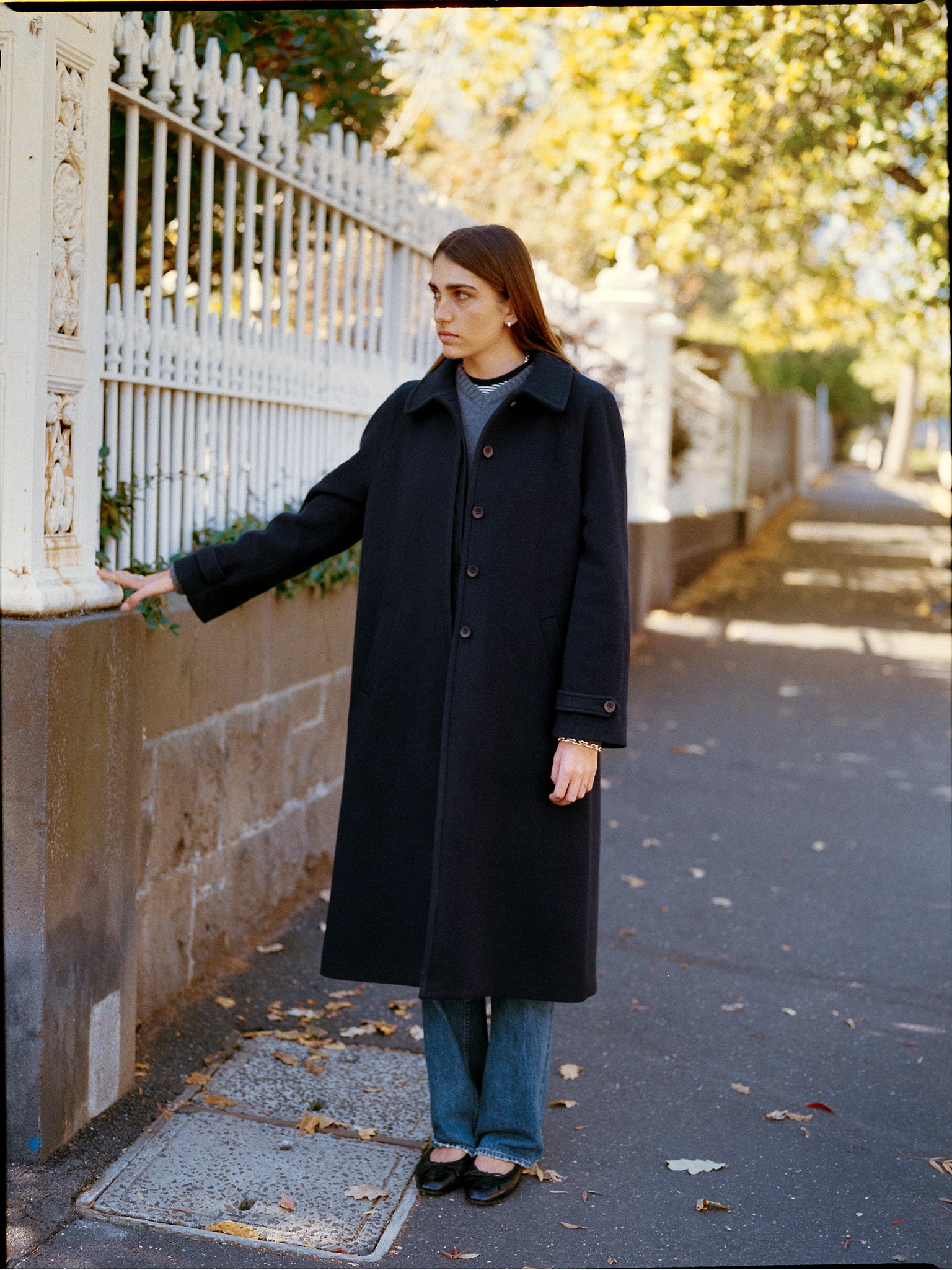 Pre-Order Lui Navy Japanese Wool Coat