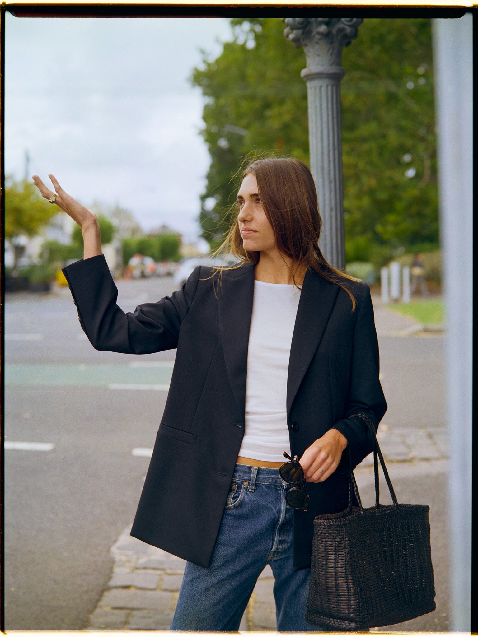 Pre-Order Fred Navy Japanese Twill Wool Blazer