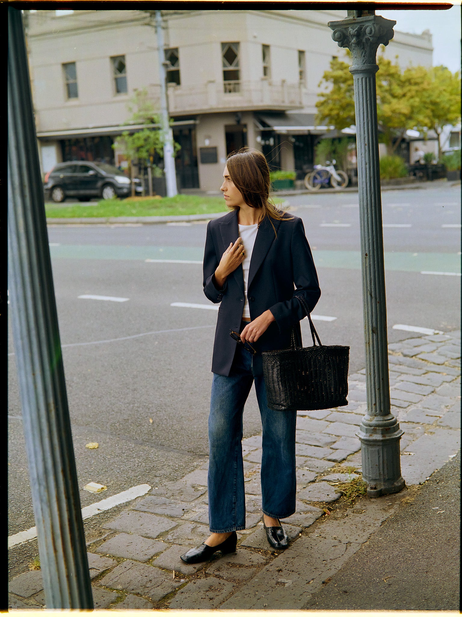 Pre-Order Fred Navy Japanese Twill Wool Blazer