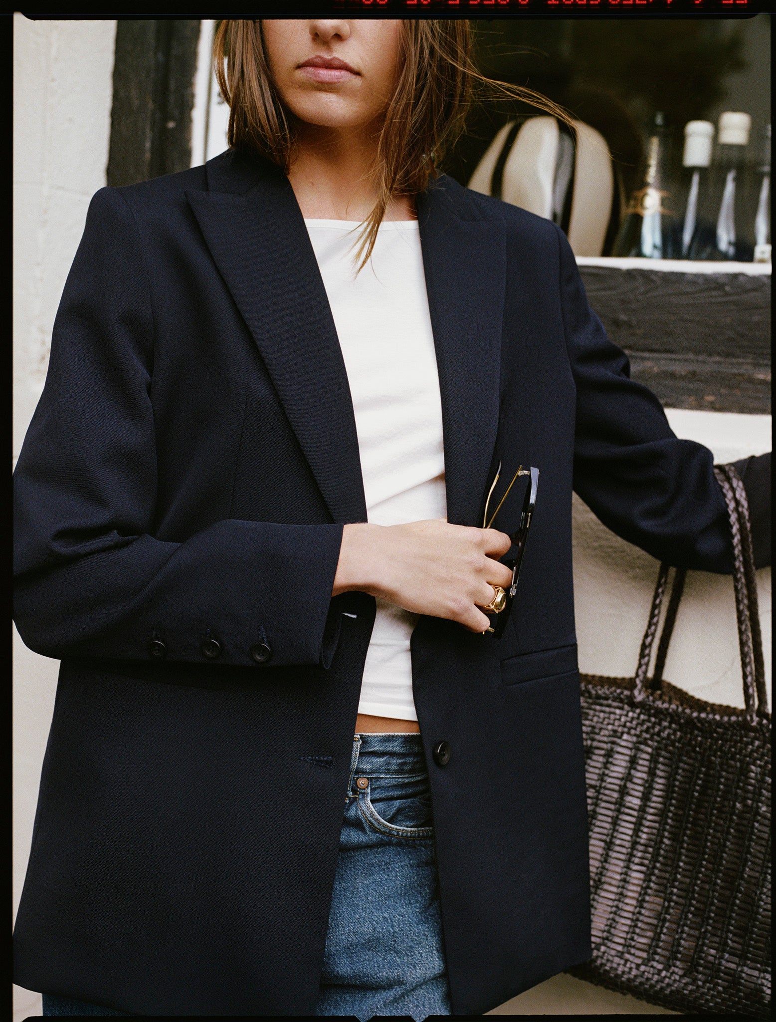 Pre-Order Fred Navy Japanese Twill Wool Blazer