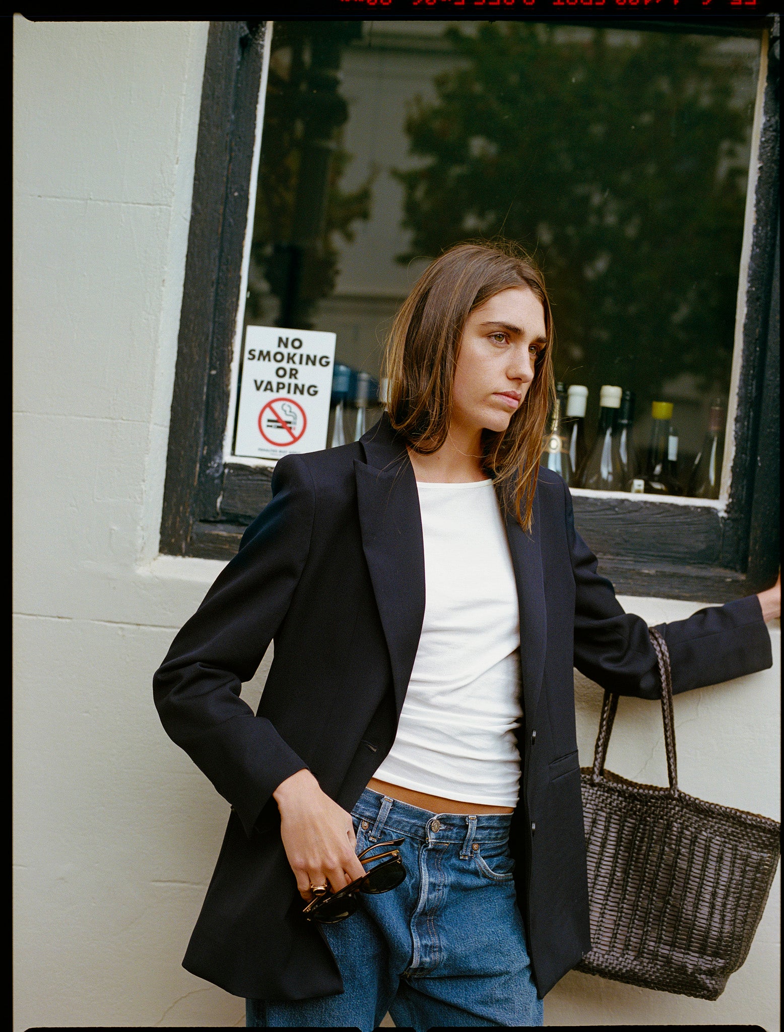 Pre-Order Fred Navy Japanese Twill Wool Blazer