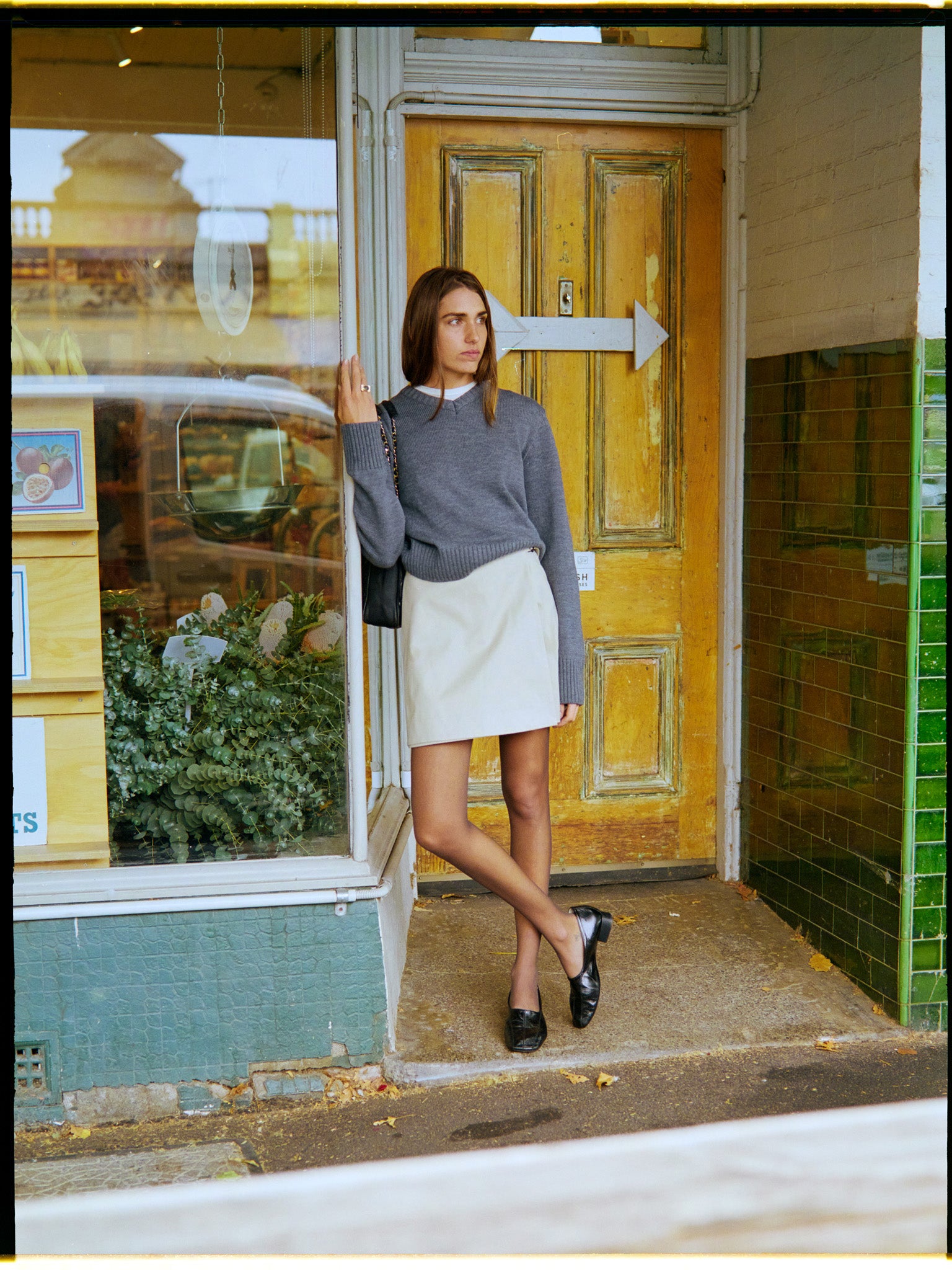 Gabe Almond Japanese Cotton Skirt