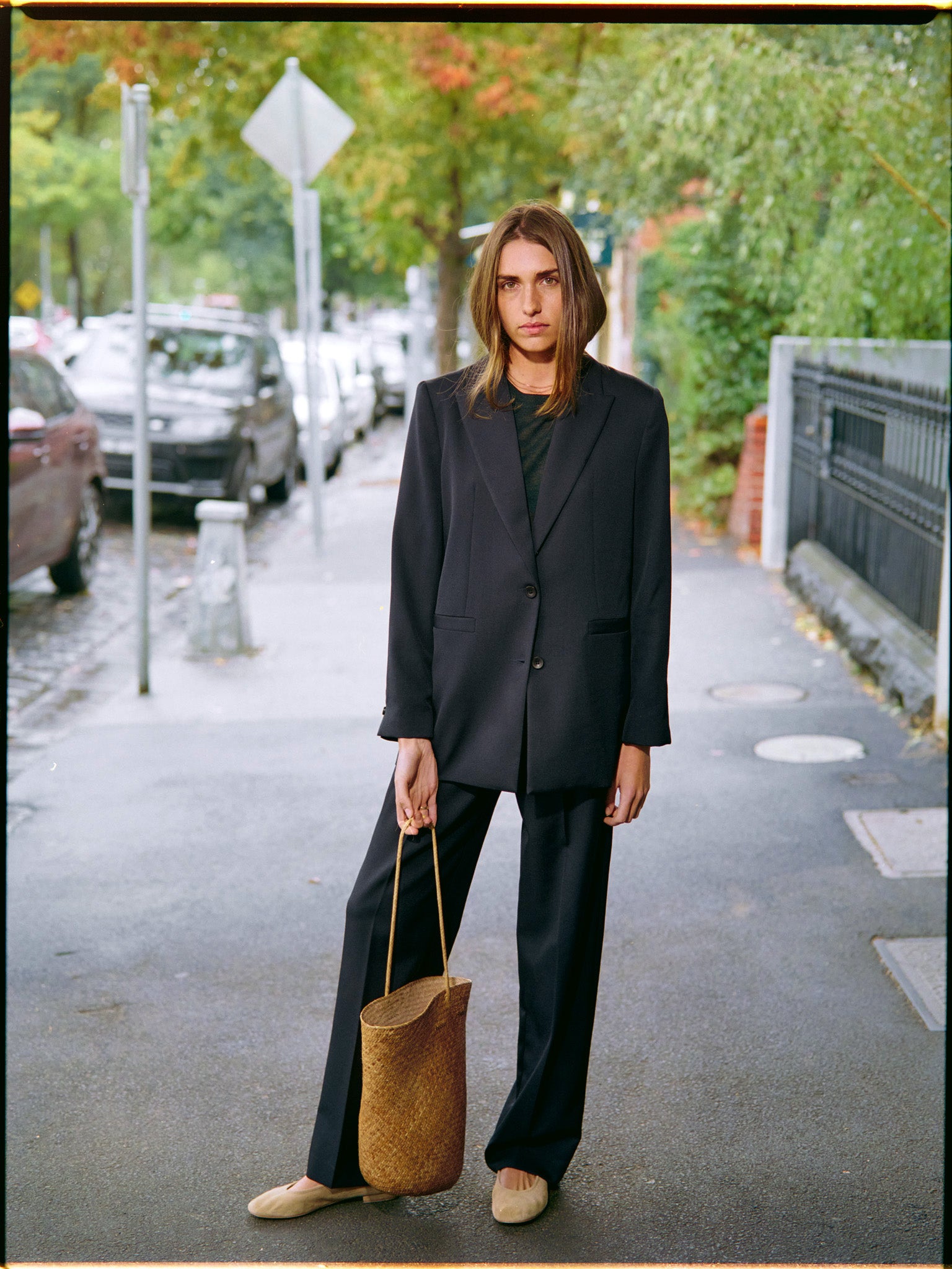 Yu Tailored Navy Japanese Twill Wool Pants