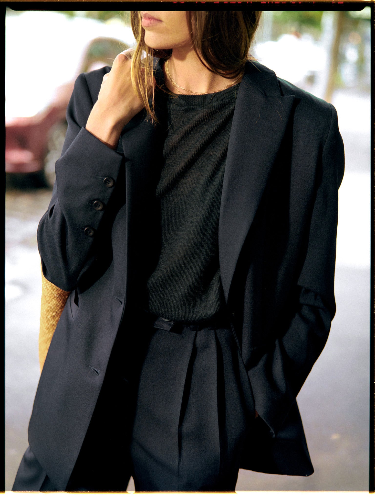 Pre-Order Fred Navy Japanese Twill Wool Blazer