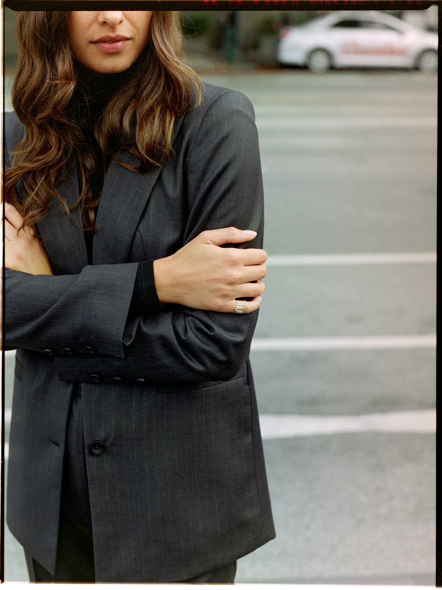 Pre-Order Limited Edition - Luc Italian Grey Pinstripe Wool Ciggie Pants