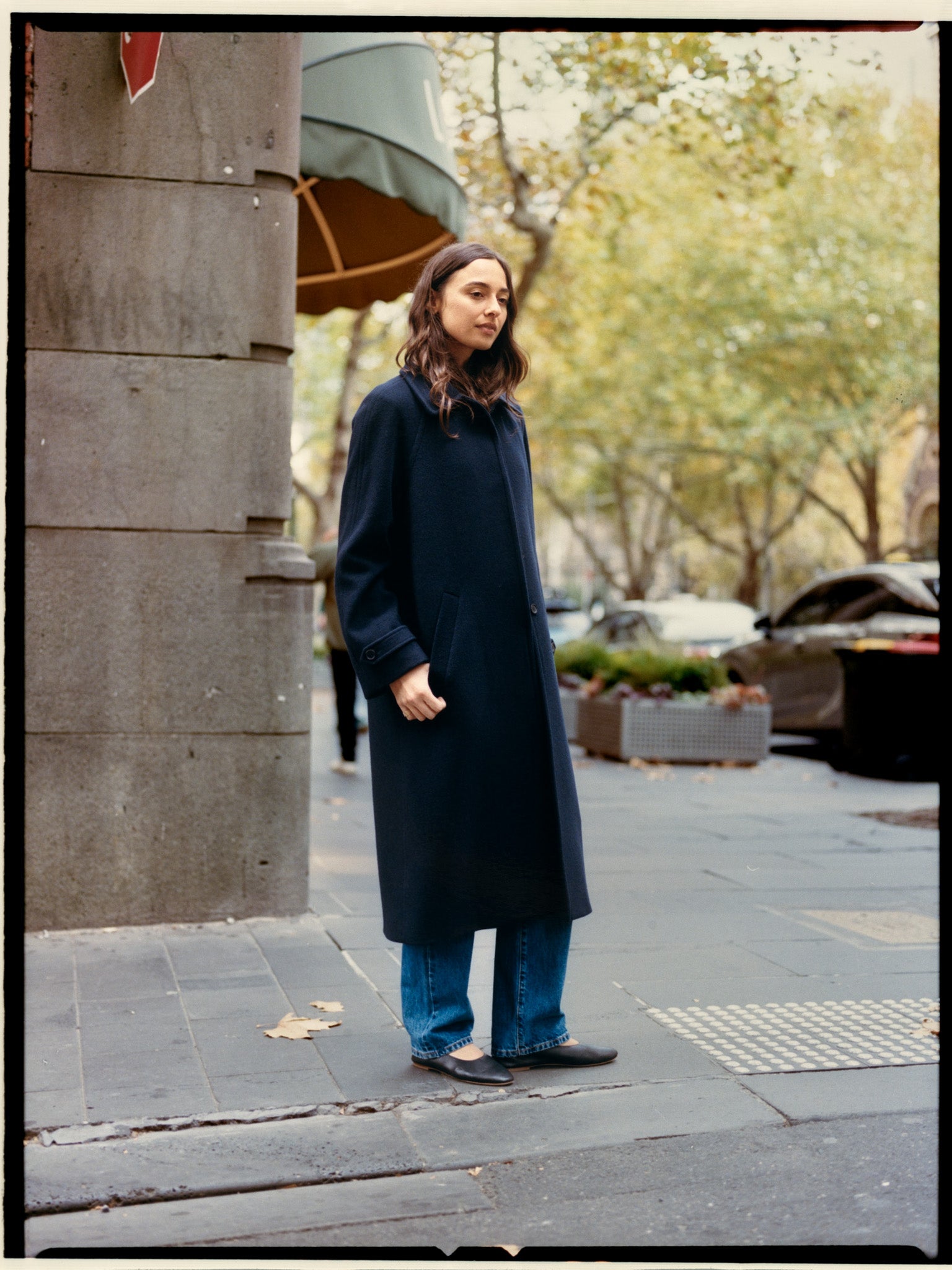 Recently in Stock Lui Navy Japanese Wool Coat