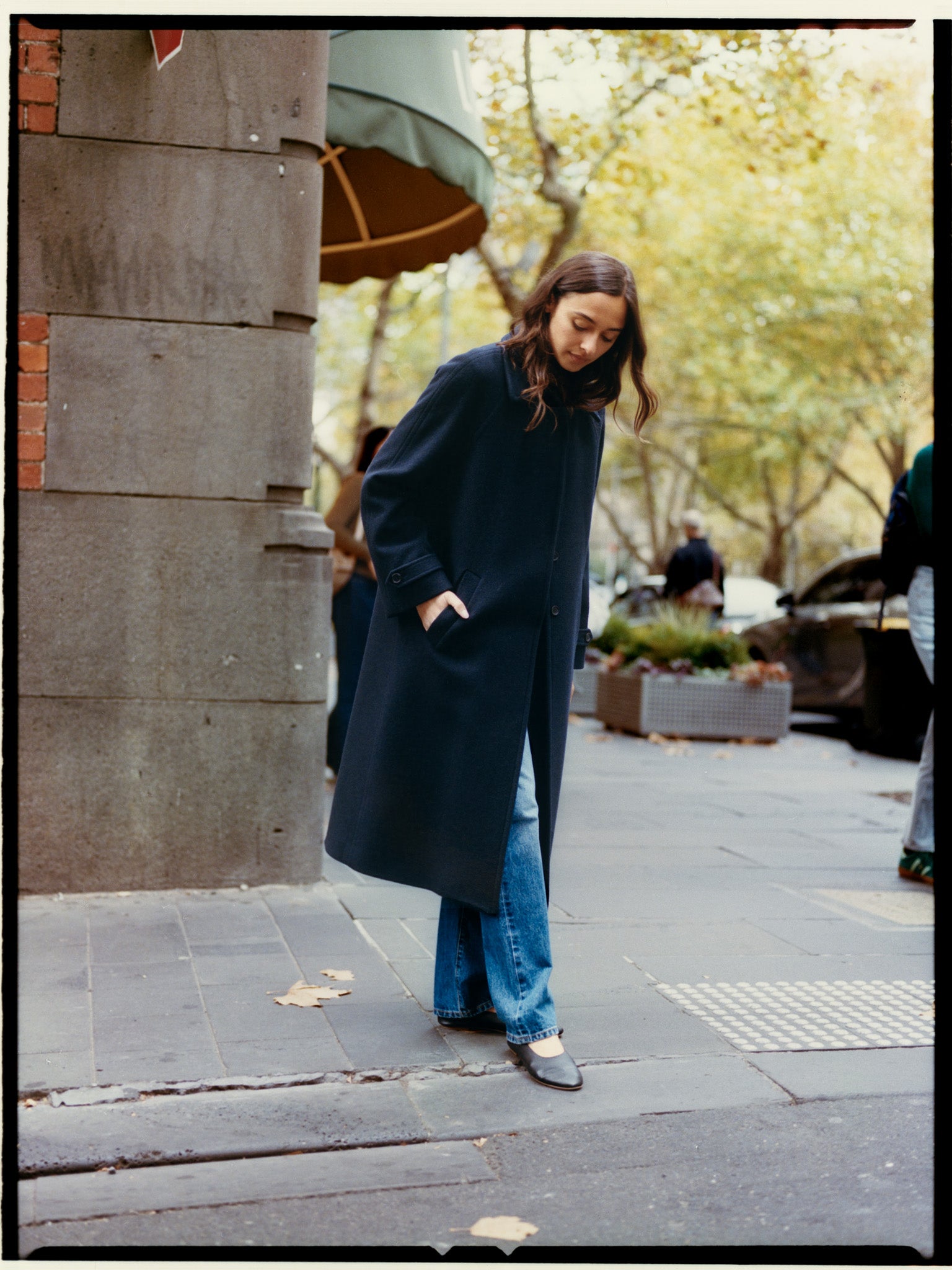 Recently in stock Lui Navy Japanese Wool Coat