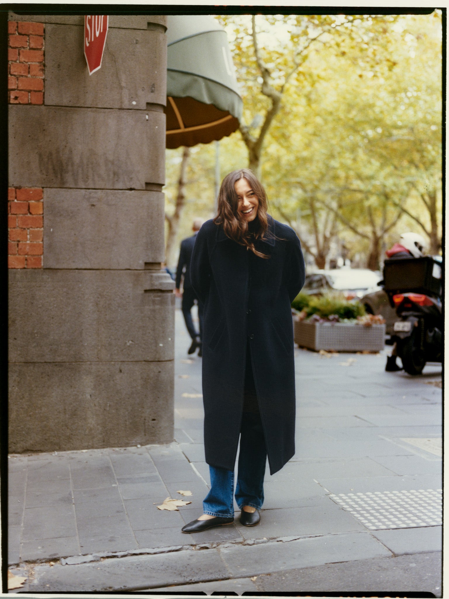 Recently in stock Lui Navy Japanese Wool Coat