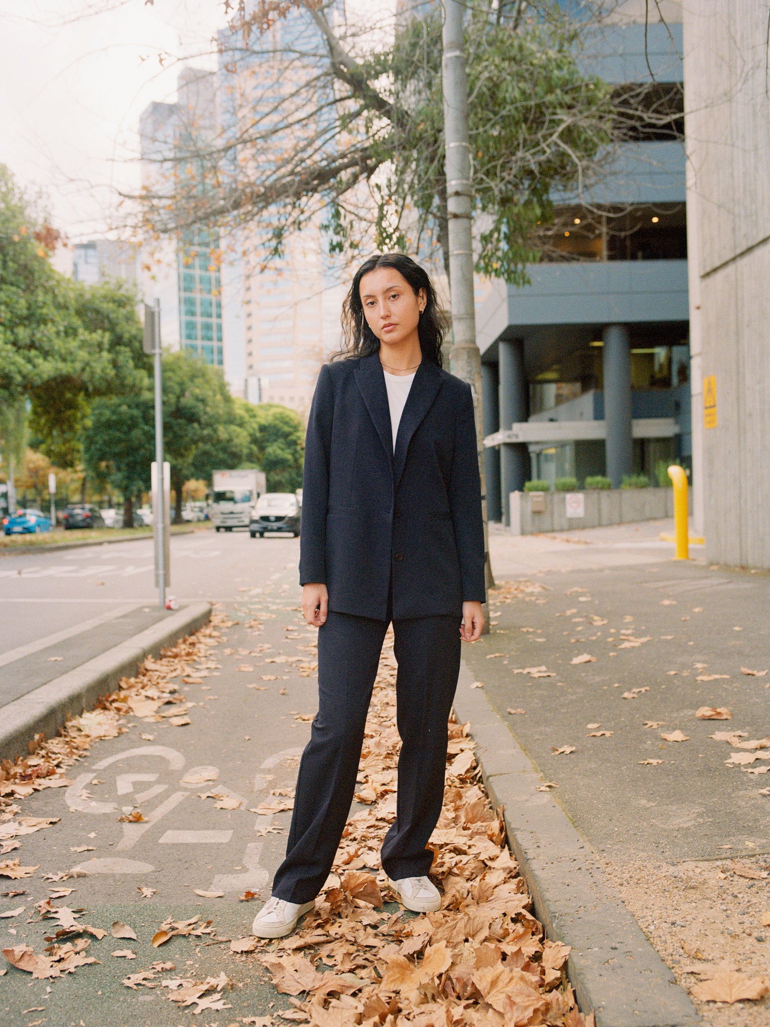 Pre-Order Fred Navy Japanese Twill Wool Blazer