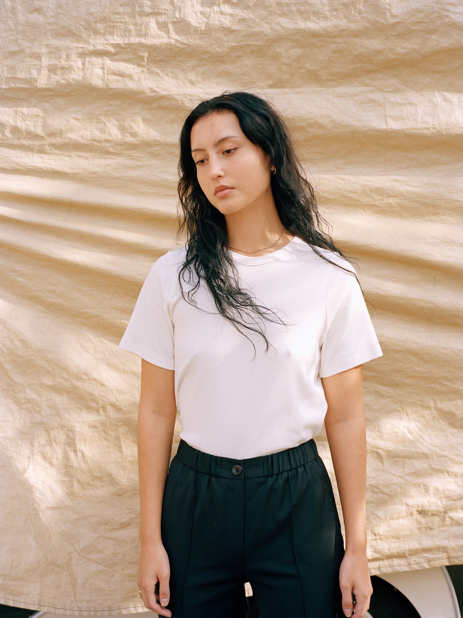 Jim Organic Cream Cotton T