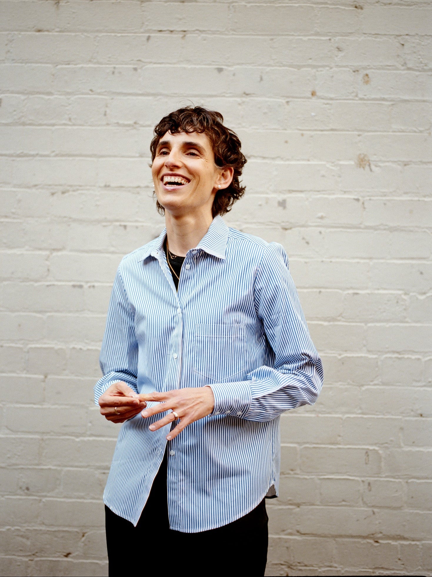 Mirka Classic Stripe Cotton Shirt