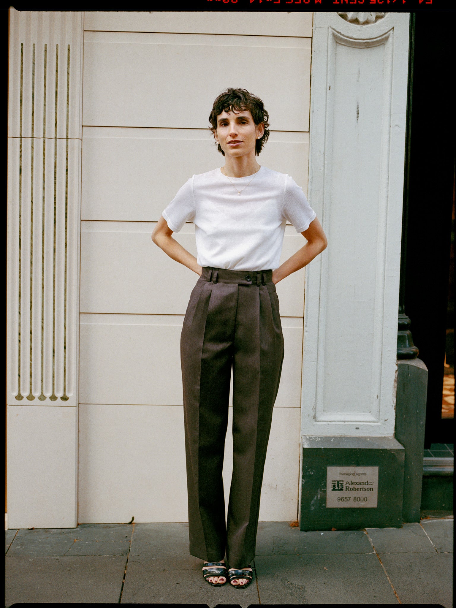 Yu Tailored Brown Japanese Twill Wool Pants