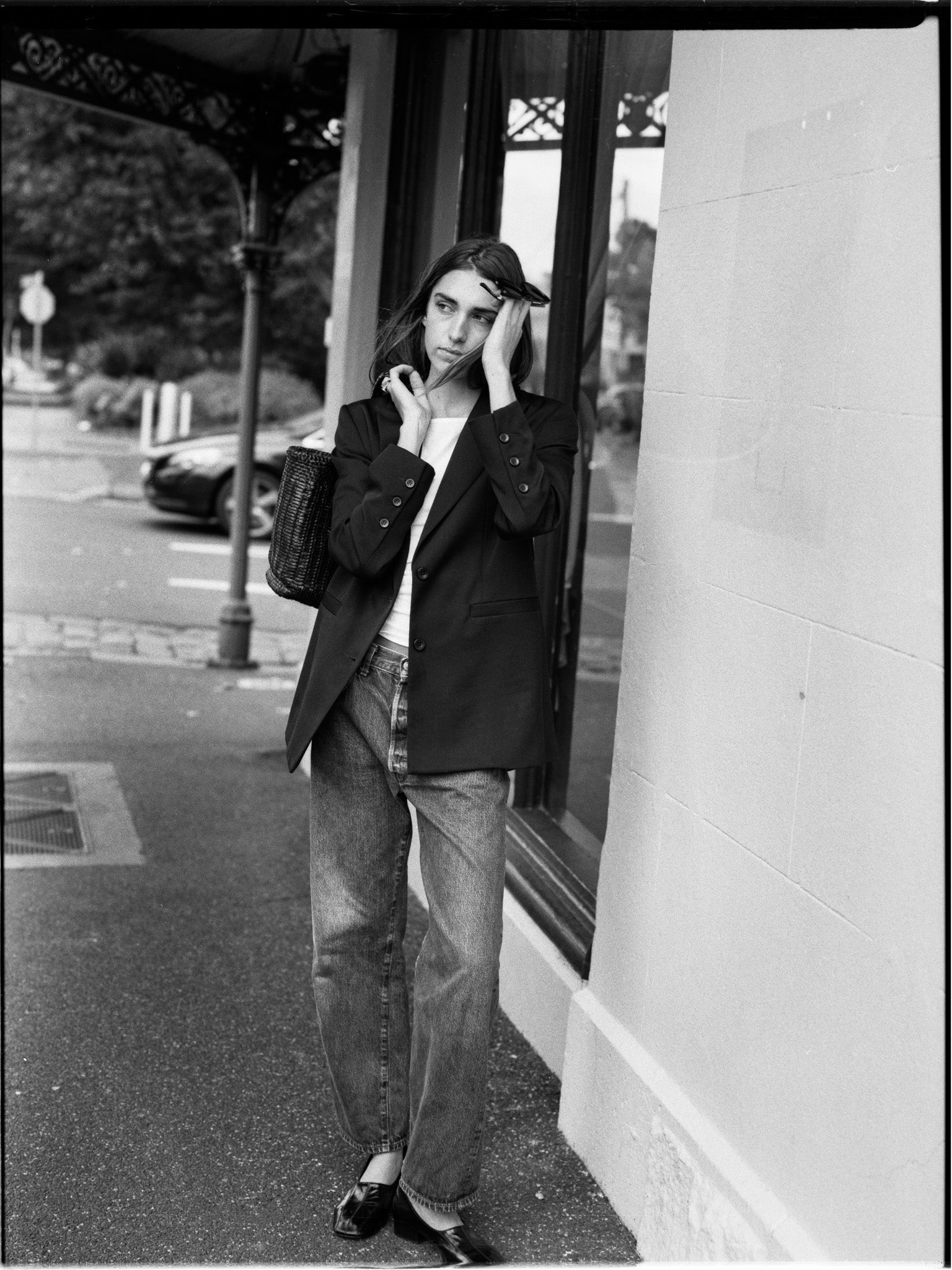 Pre-Order Fred Navy Japanese Twill Wool Blazer