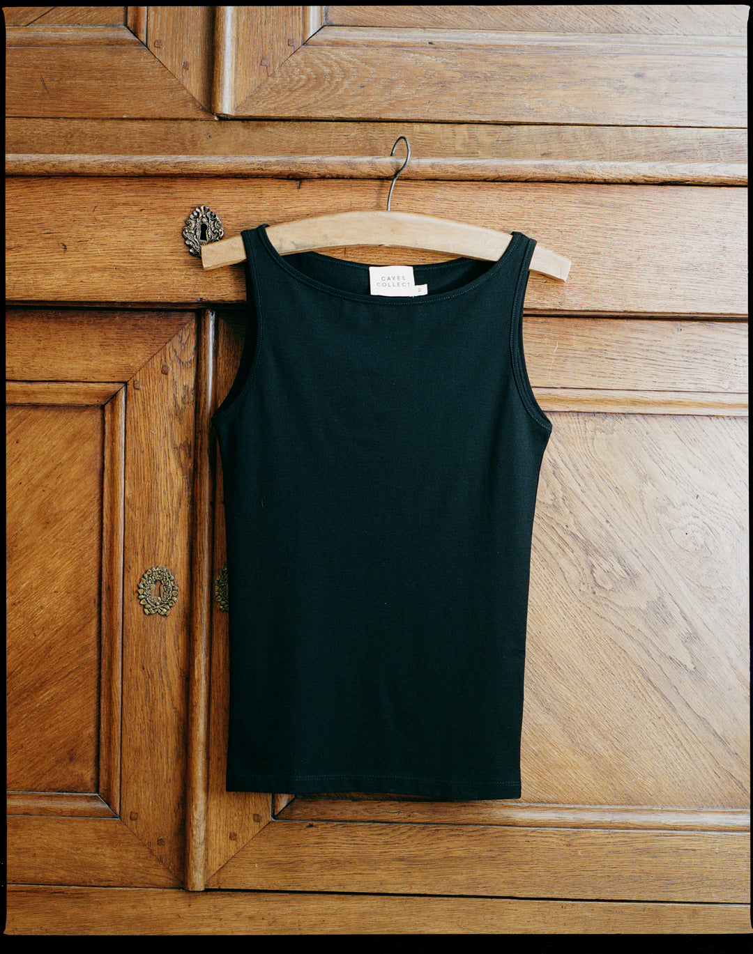 Recently Back in Stock - Etta Black Cotton Top
