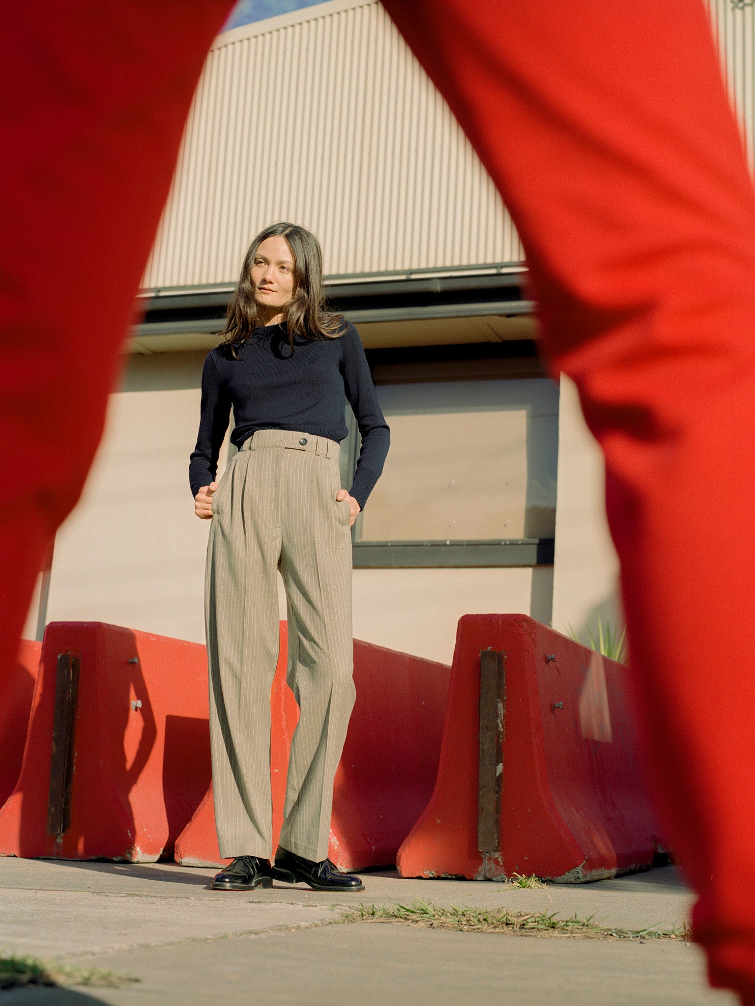 Rufus Navy Italian Merino Knit