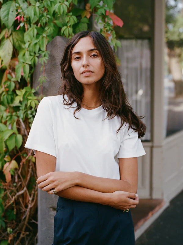 Pre-Order Jim Organic Cream Cotton T