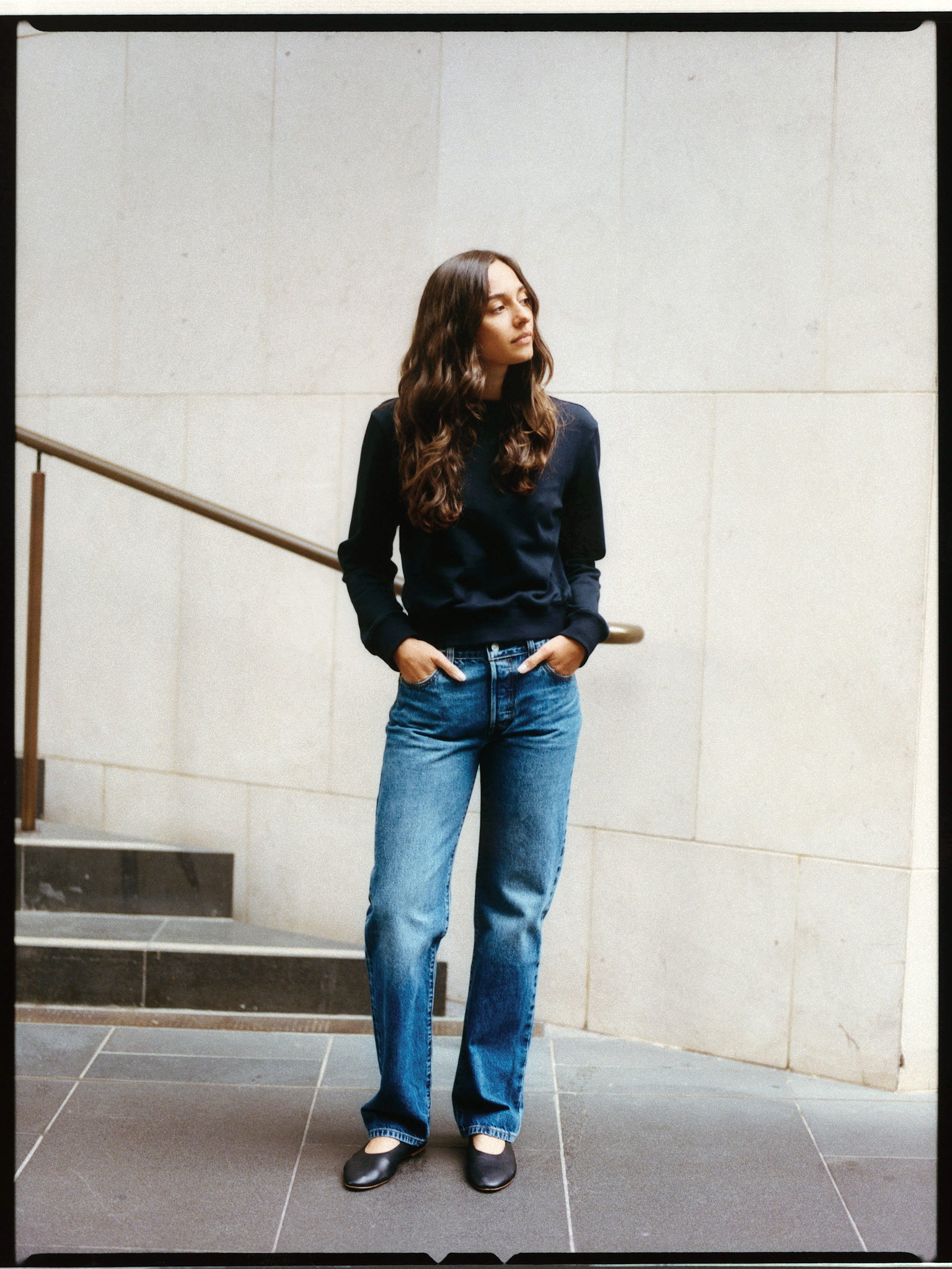 Pre-Order Fiadh Navy Lightweight Japanese Cotton Sweatshirt