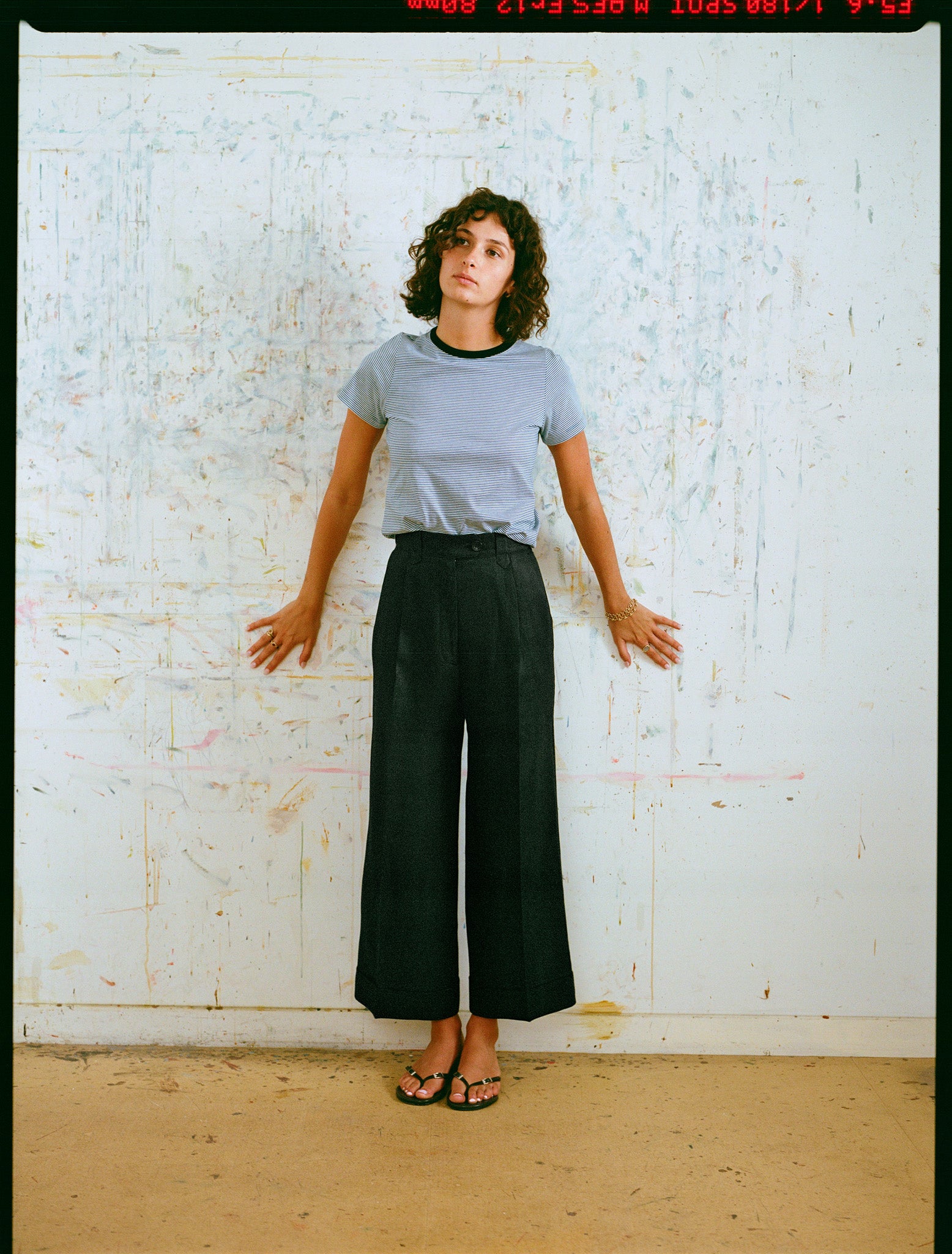 Ines Black Japanese Linen Pants
