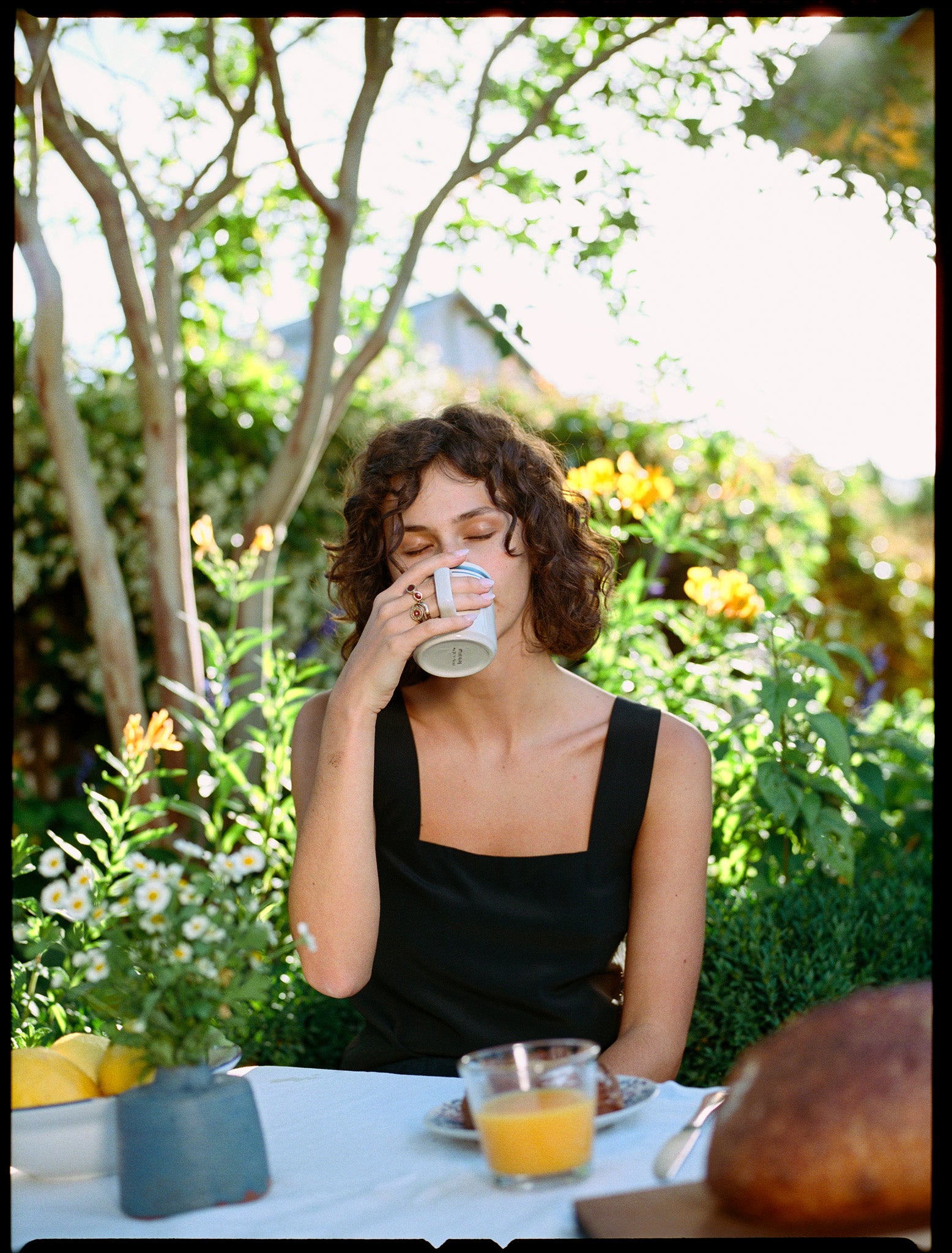 Recently Back in Stock - Clara Black Italian Silk Top