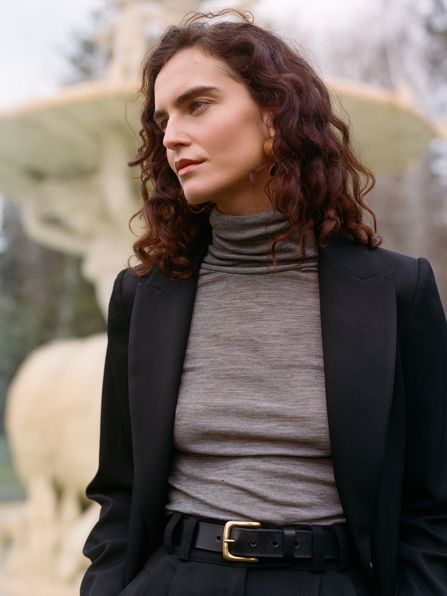 Recently Back in Stock - Fred Black Japanese Twill Wool Blazer