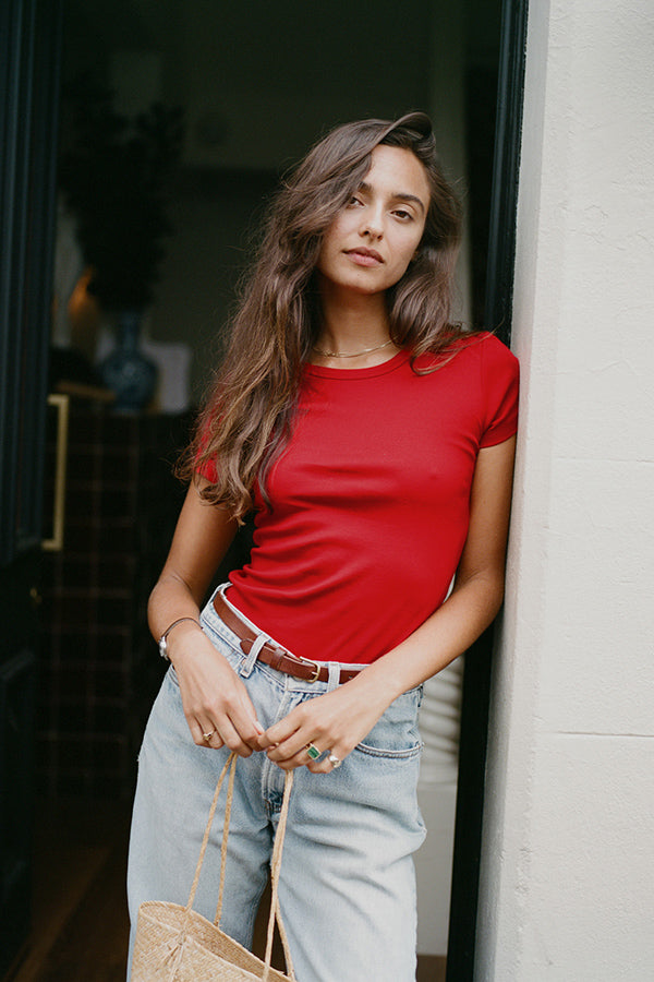 Vera Tomato Japanese Organic Cotton T