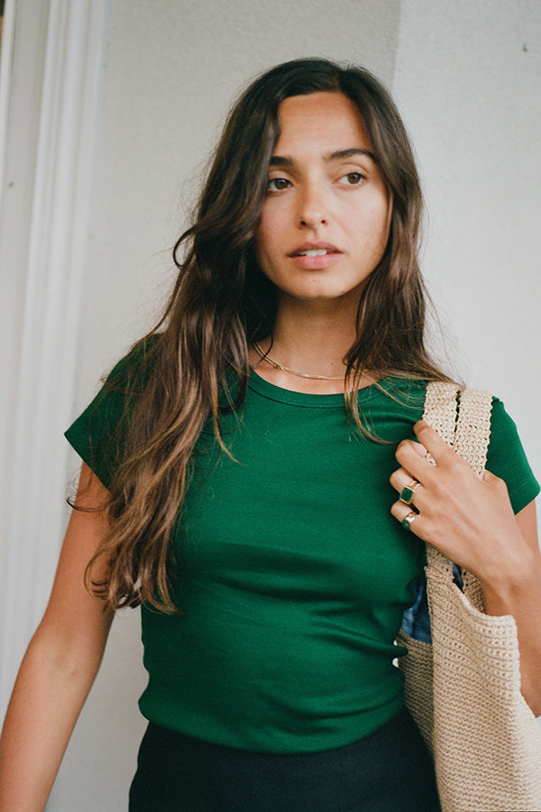 Vera Green Japanese Organic Cotton T