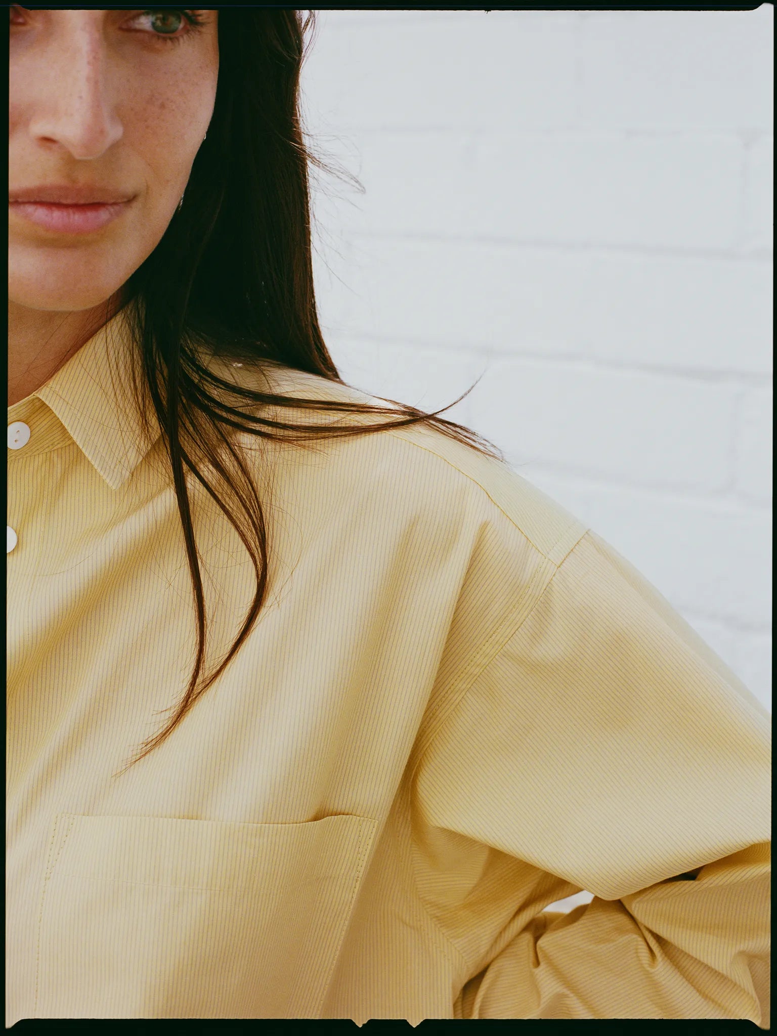 Artist Japanese Butter Stripe Cotton Shirt