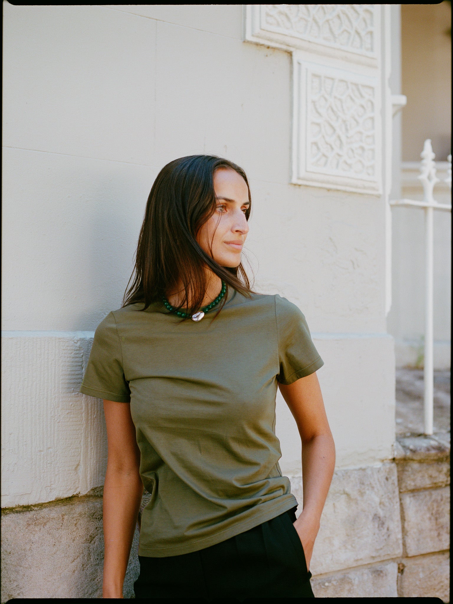 Recently in Stock - Pete Khaki Soft Japanese Cotton T