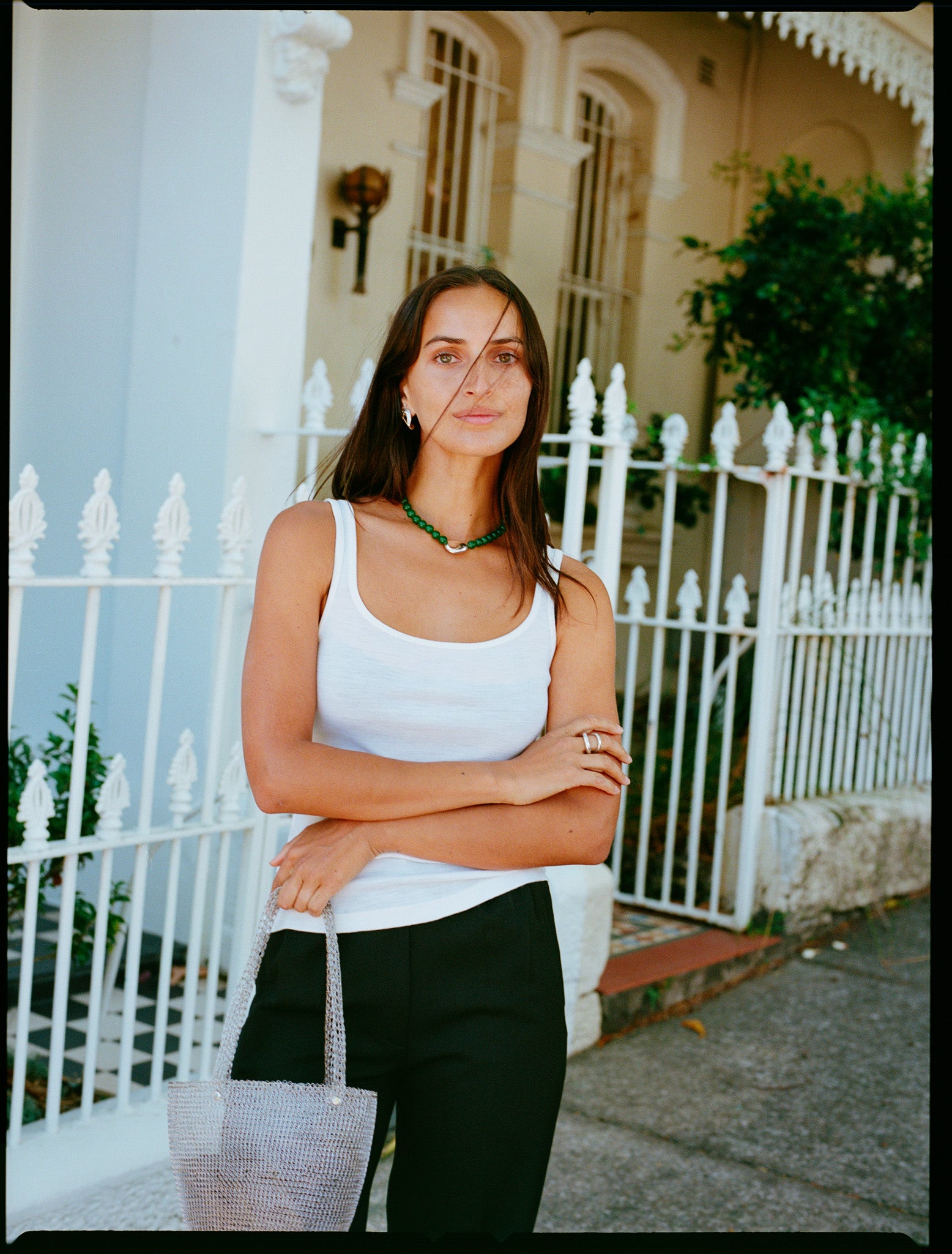 Recently in Stock - Leah Cream Merino Singlet