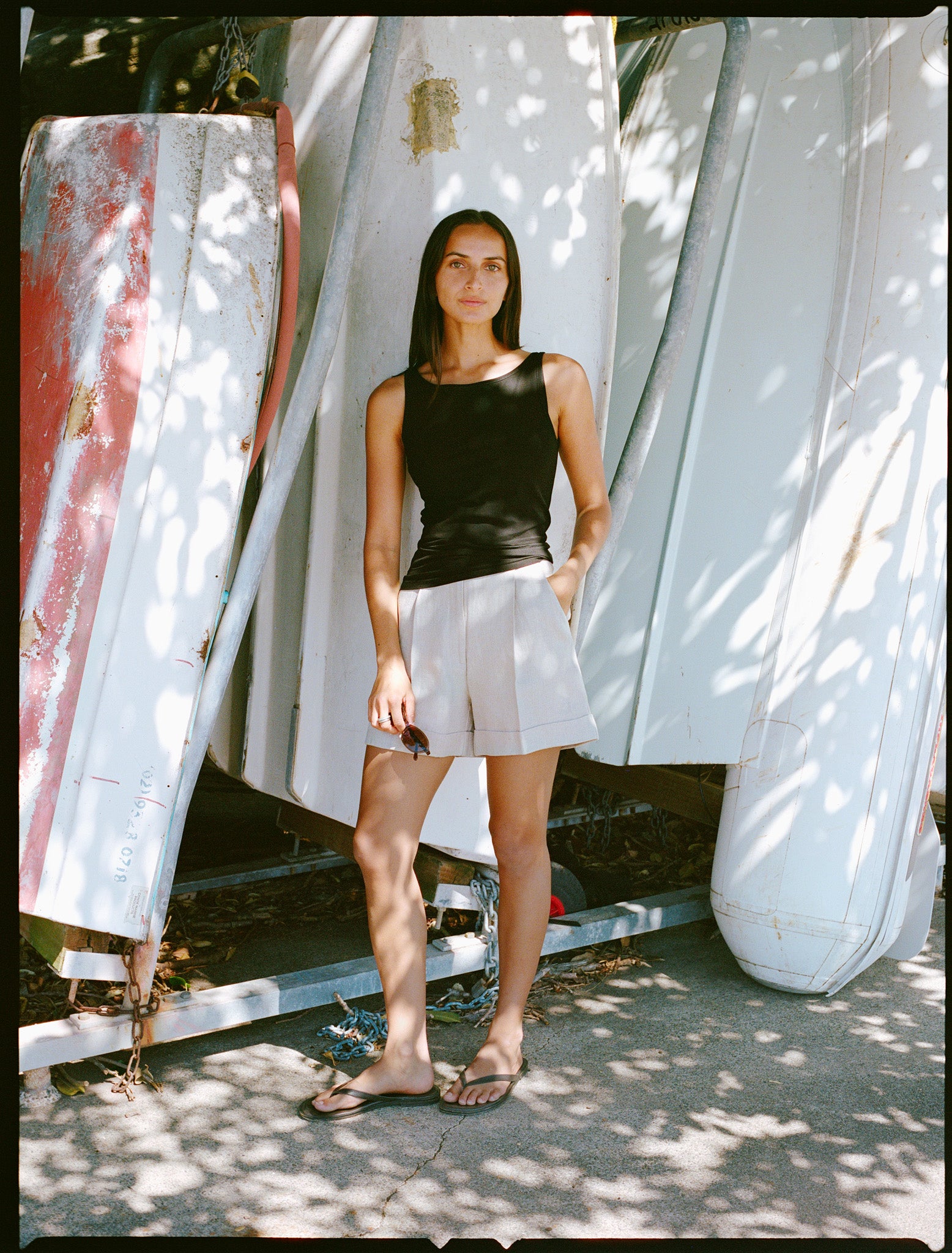 Recently back in Stock - Ada Oat Japanese Linen Shorts