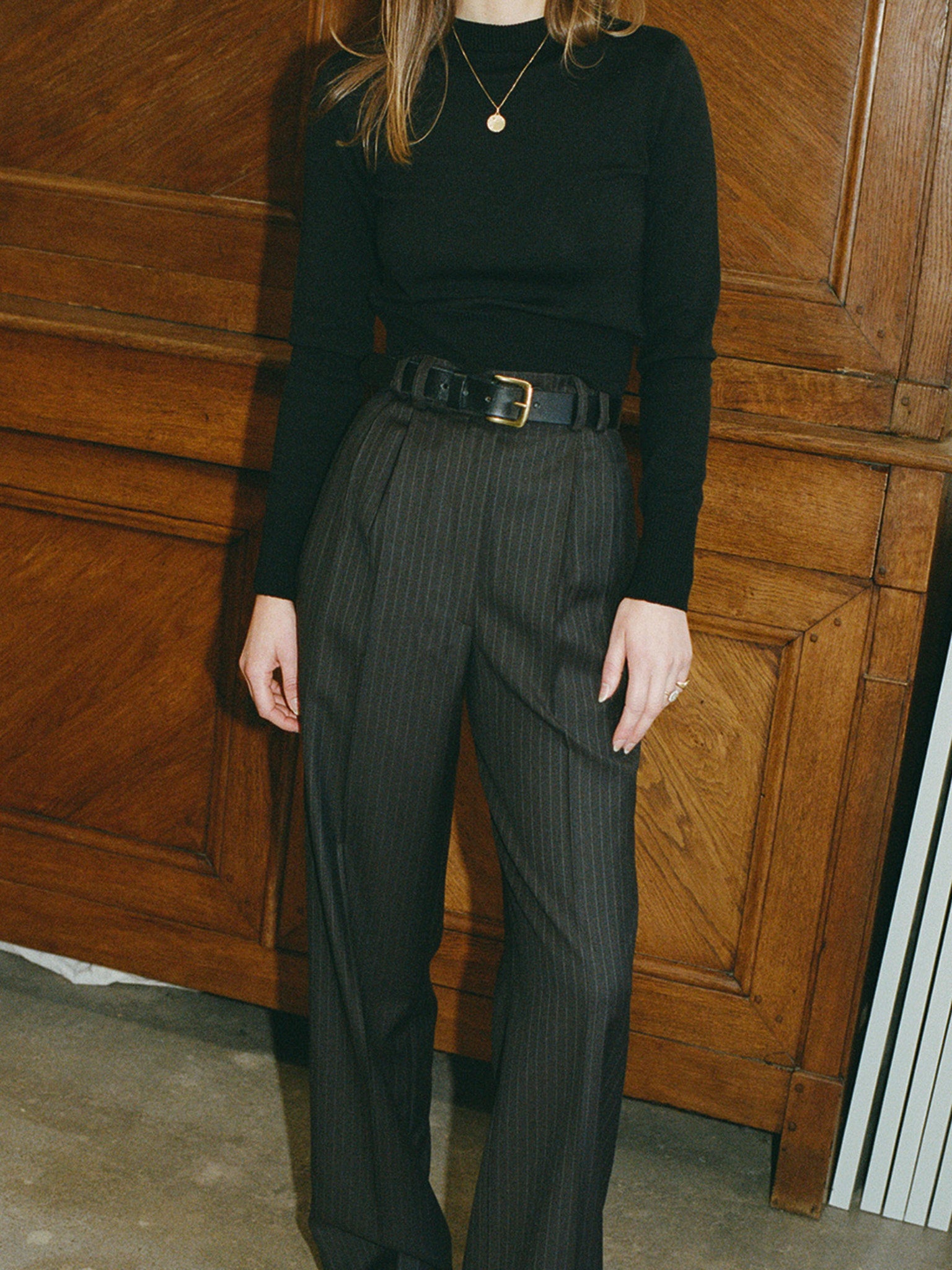 Rufus Black Italian Merino Knit