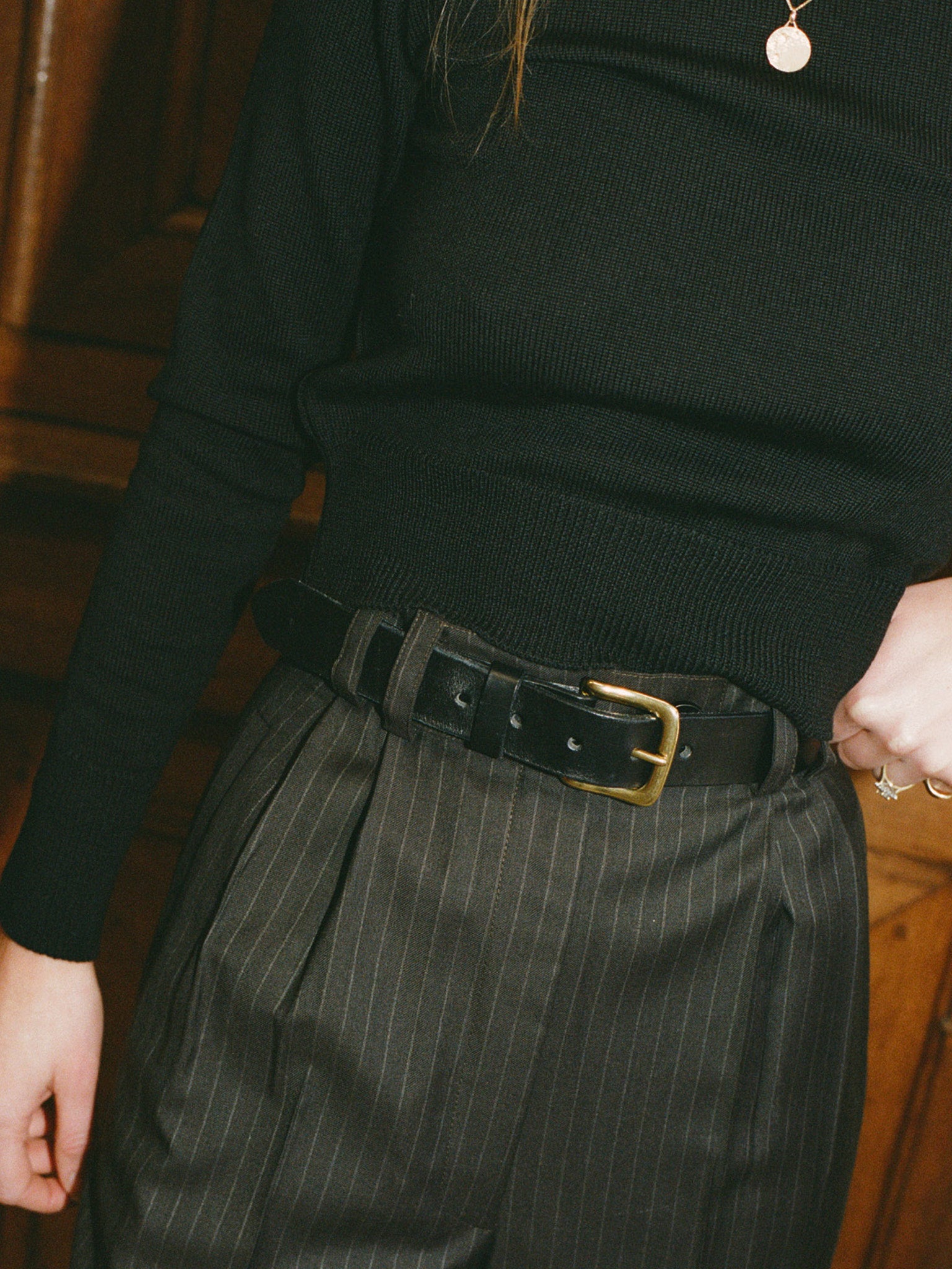 Rufus Black Italian Merino Knit