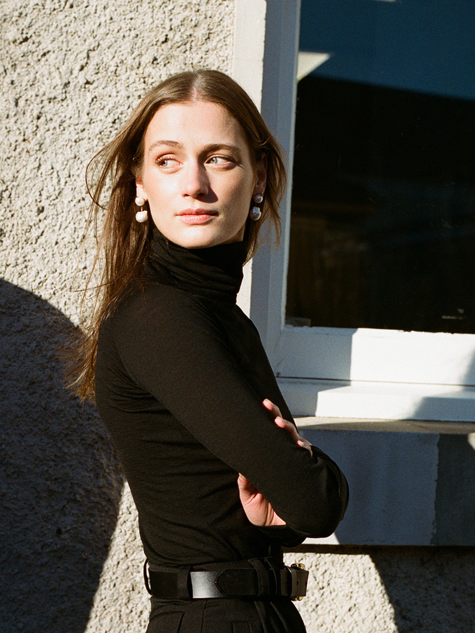 Georgia Australian Black Wool Skivvy