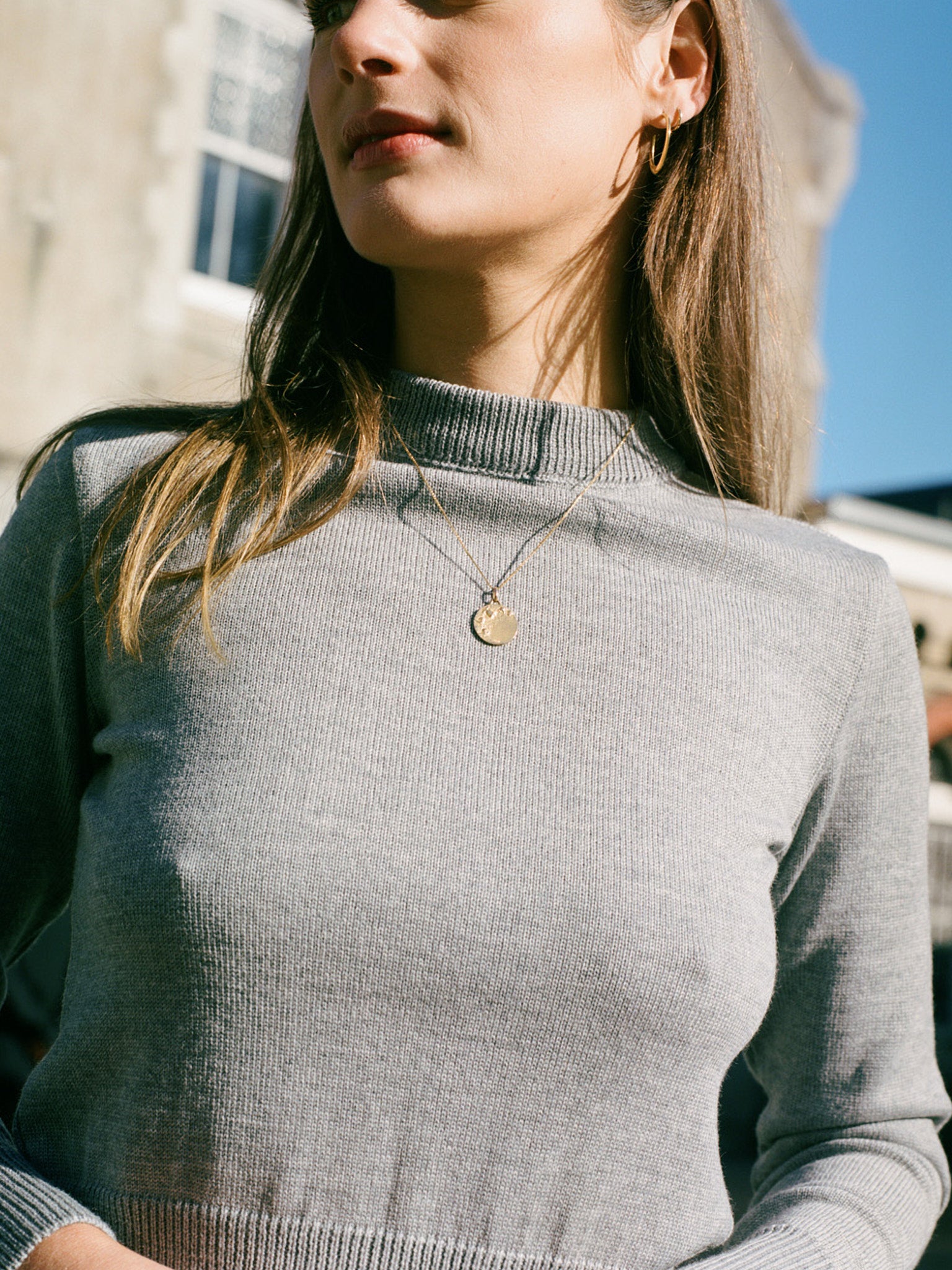 Rufus Grey Italian Merino Knit