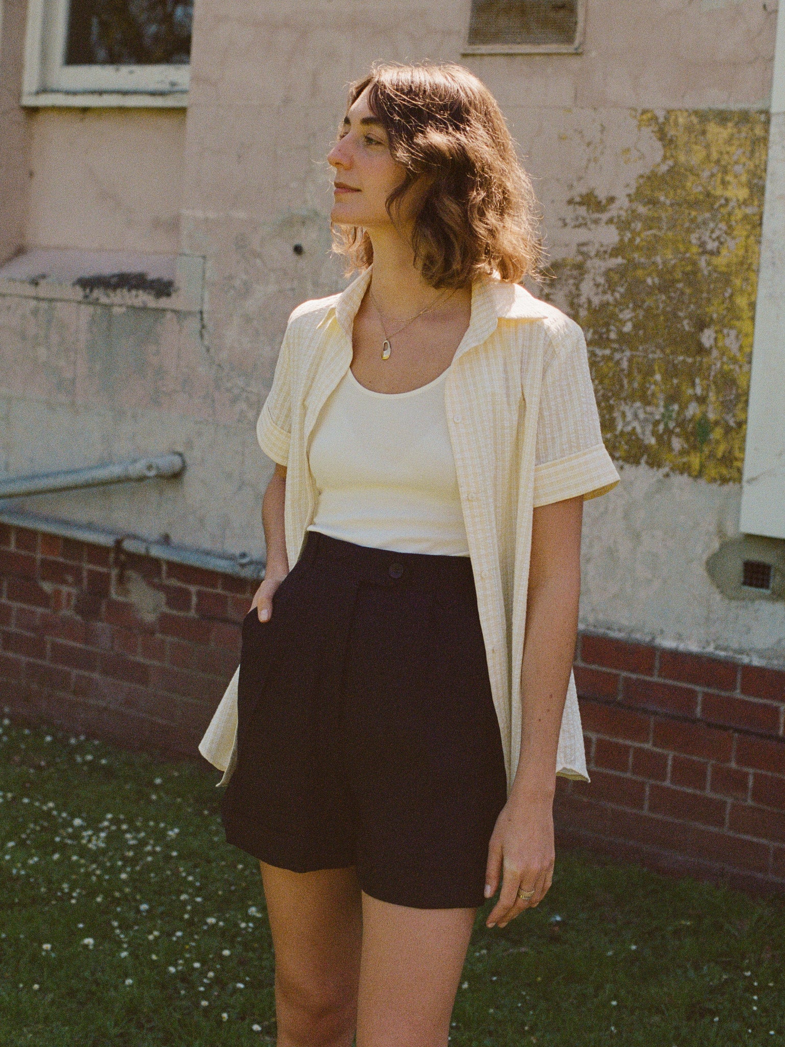 Leo Lemon Cotton Shirt