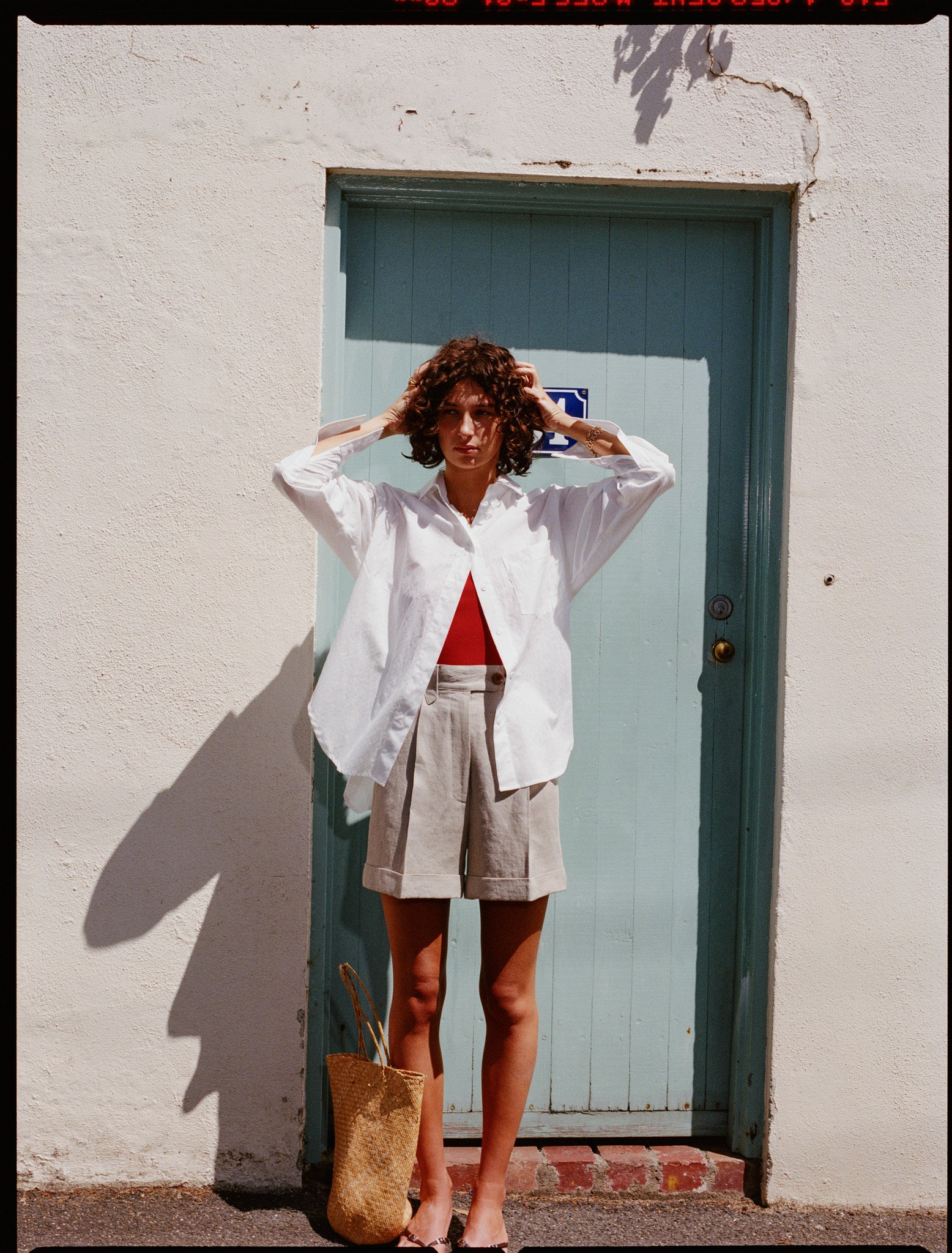 White Japanese Cotton Artist Shirt