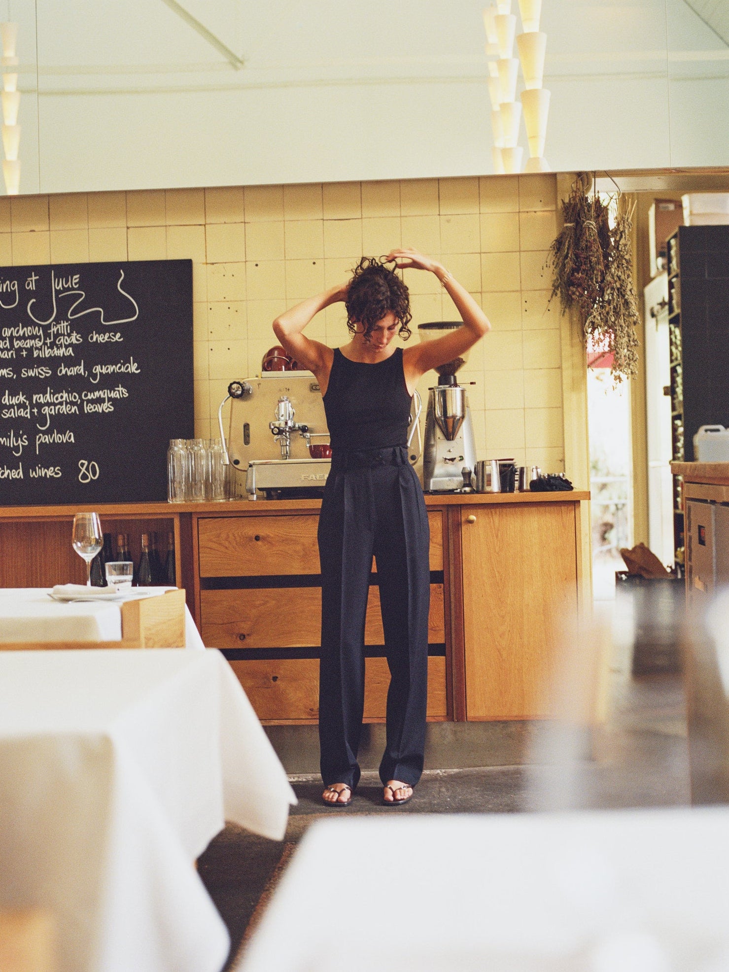 Yu Tailored Navy Japanese Twill Wool Pants