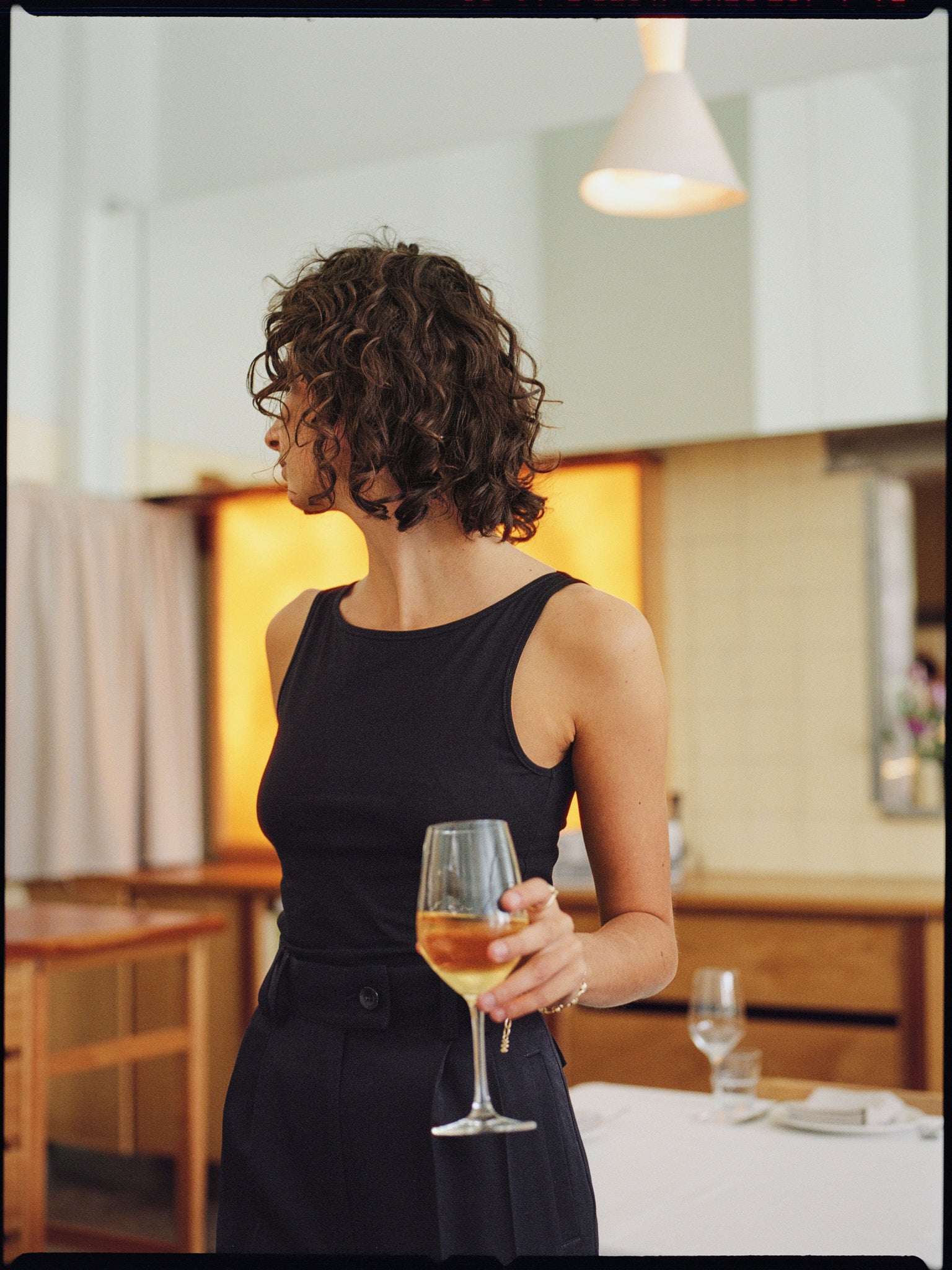 Pre-Order  Etta Black Cotton Top