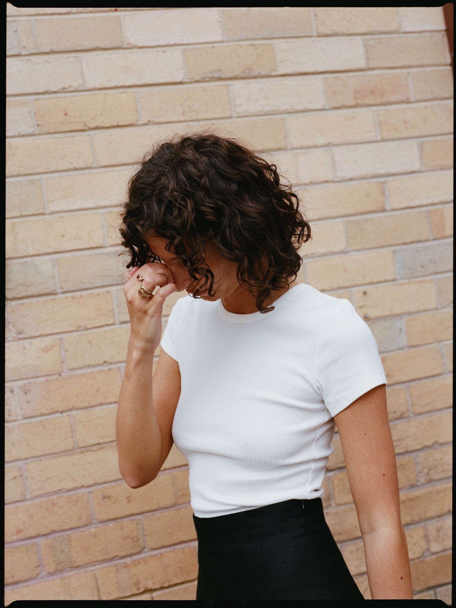 Vera White Organic Cotton T