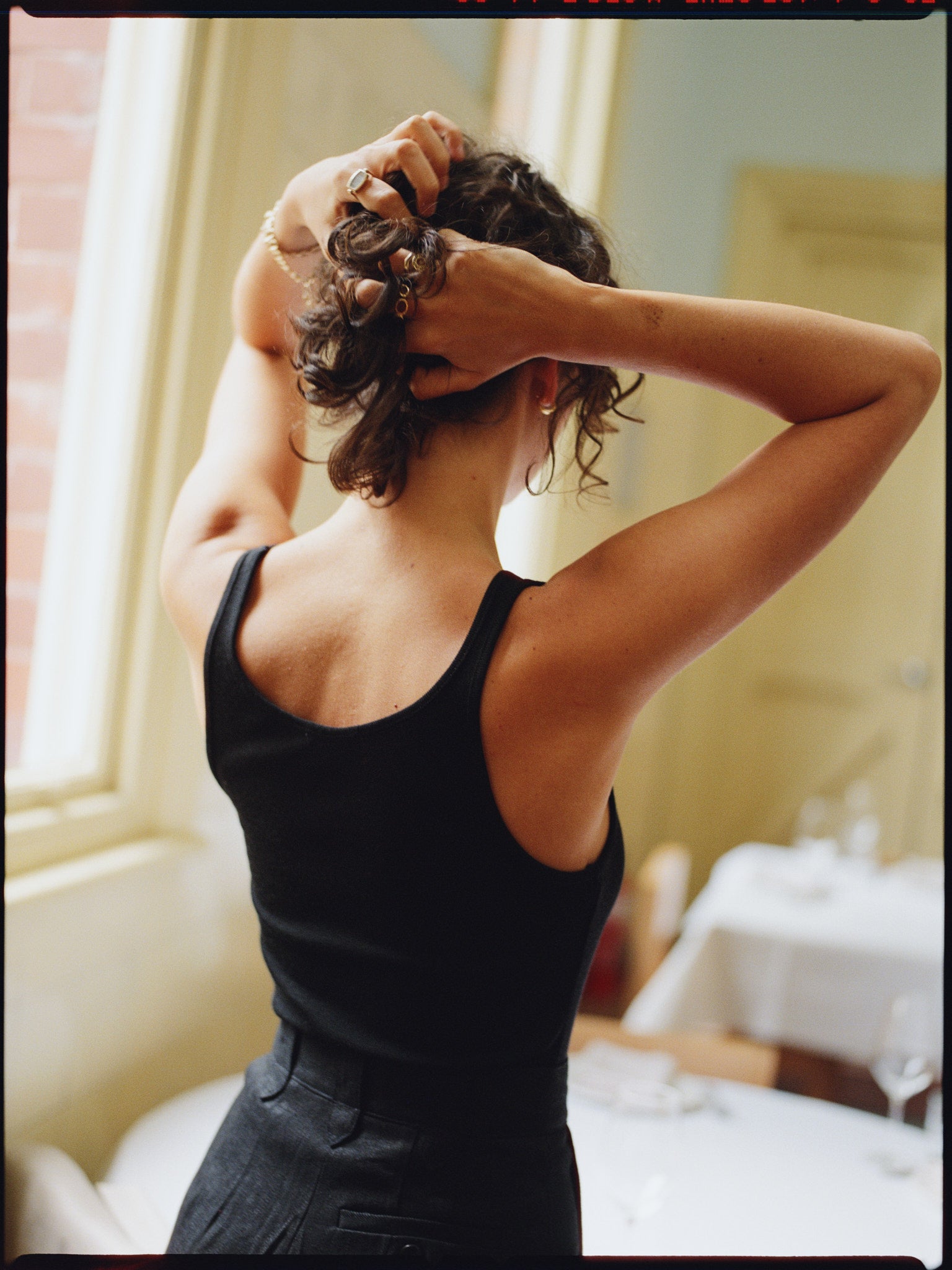 Pre-Order Leah Singlet Black Merino