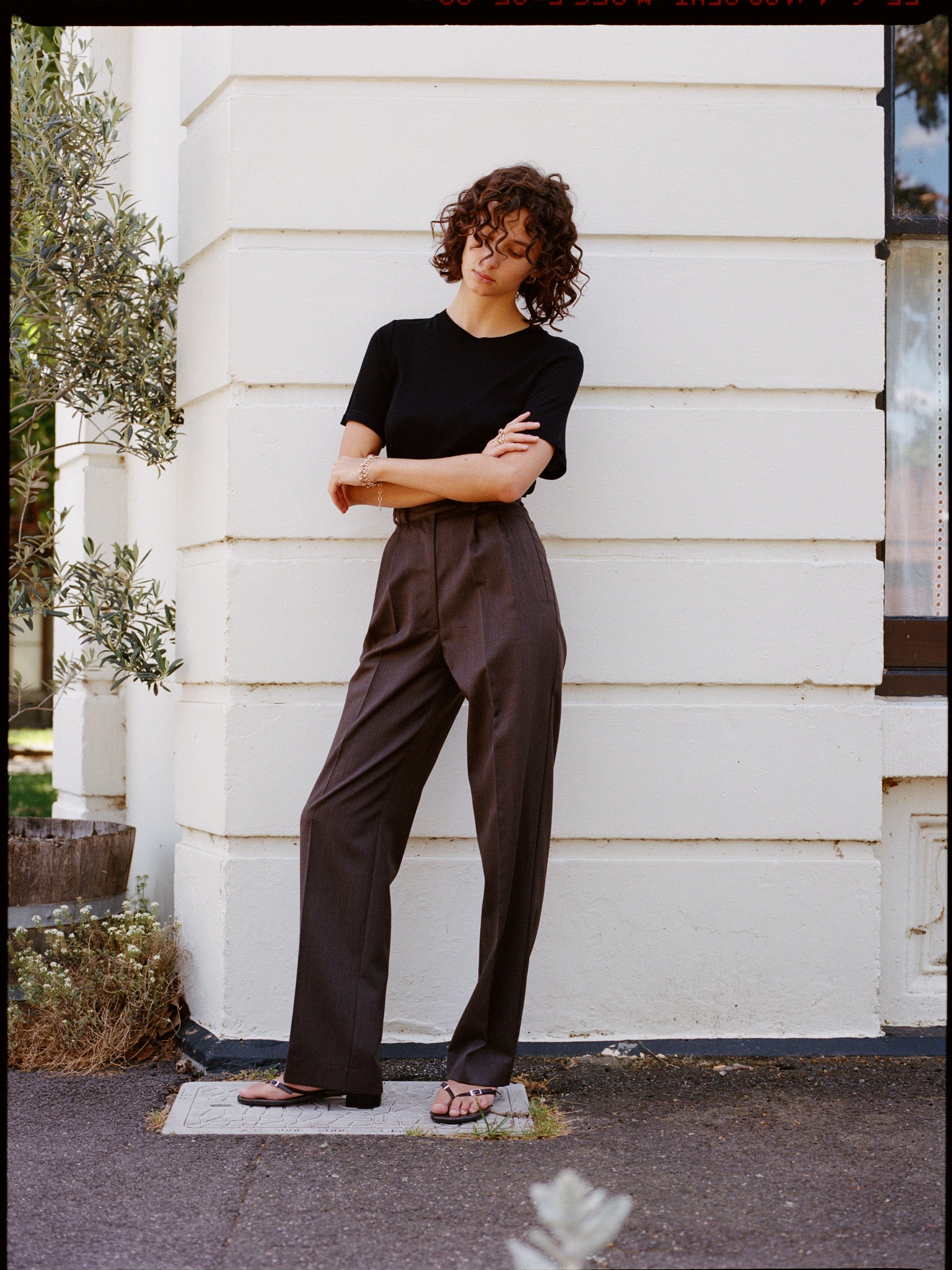 Yu Tailored Brown Japanese Twill Wool Pants