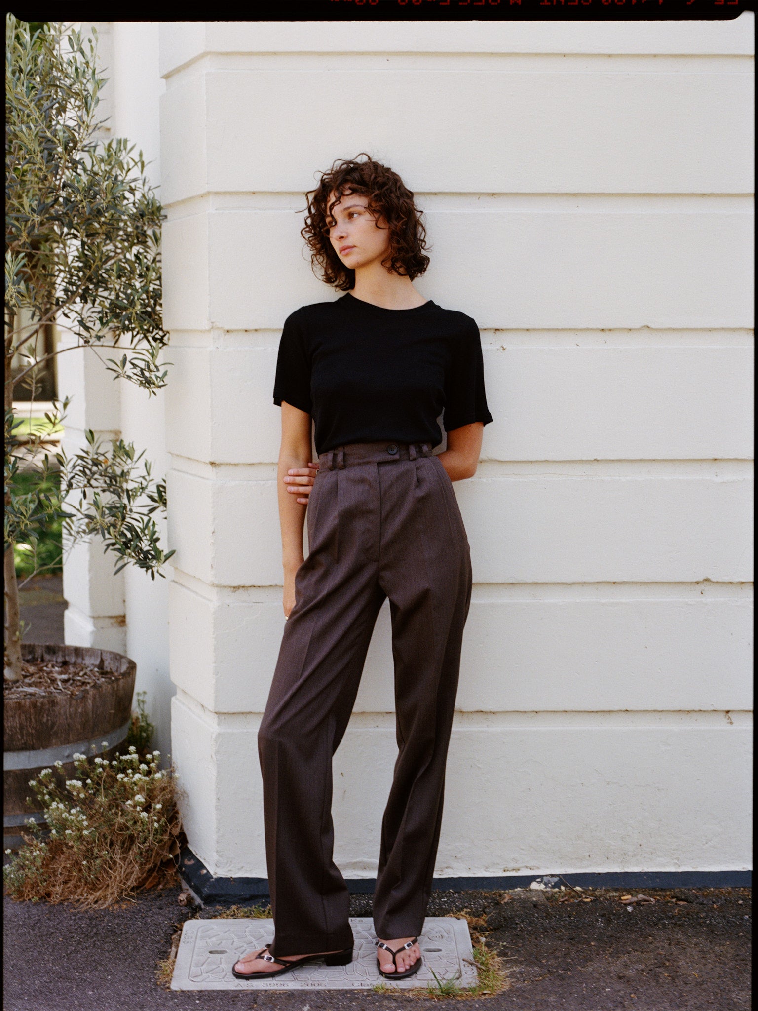 Yu Tailored Brown Japanese Twill Wool Pants