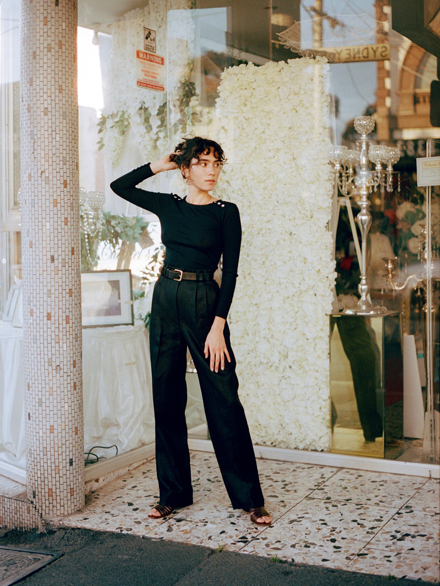 Yu Tailored Black Japanese Linen Pants