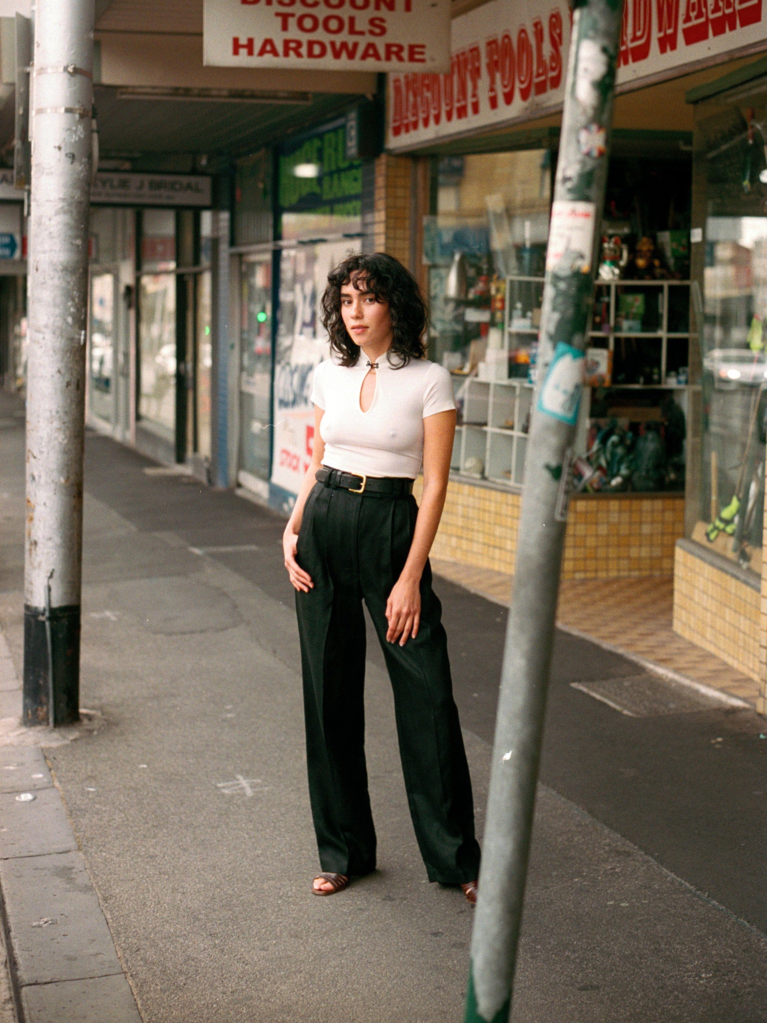 Yu Tailored Black Japanese Linen Pants