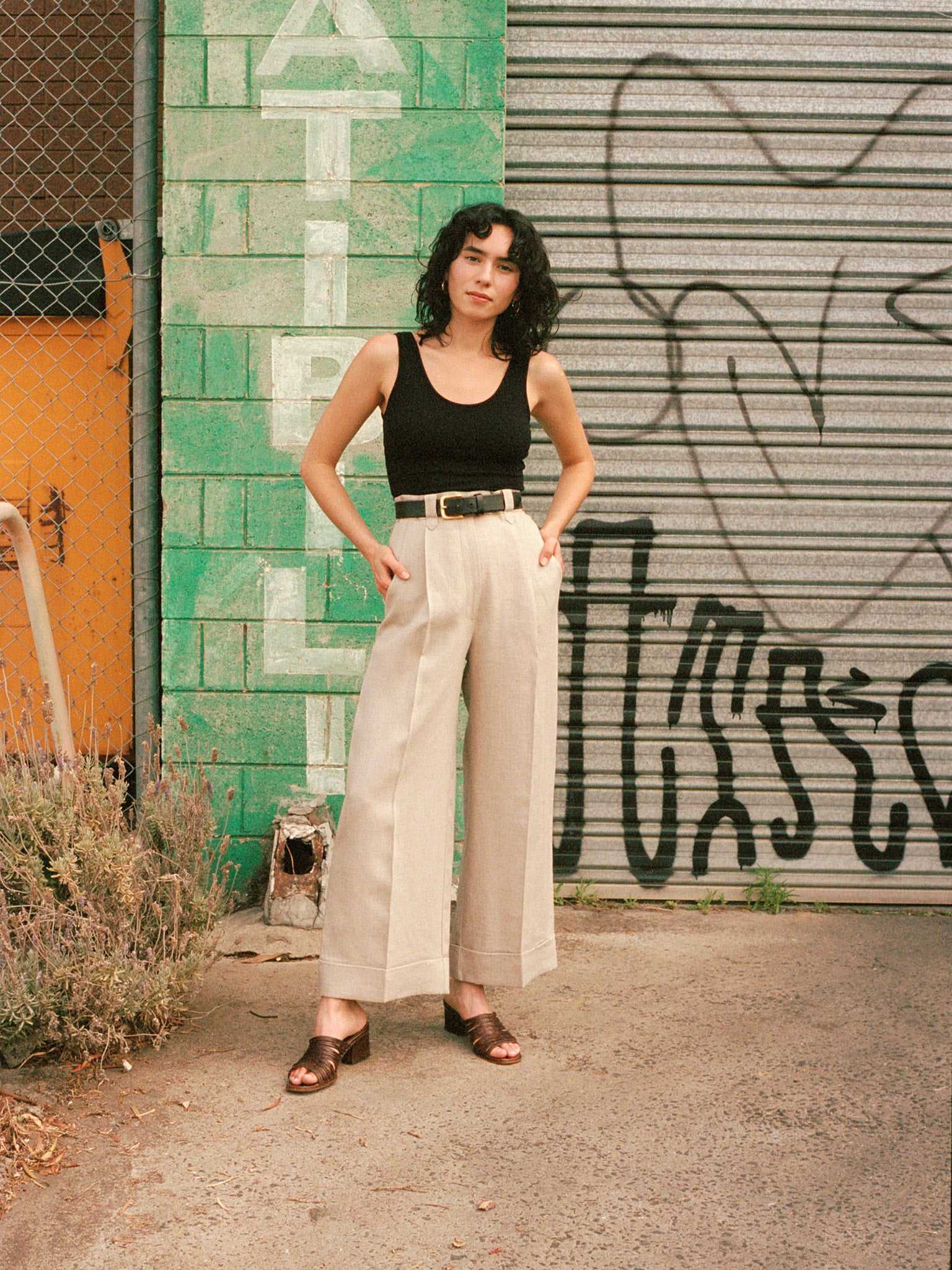 Ines Biscotti Linen Pants